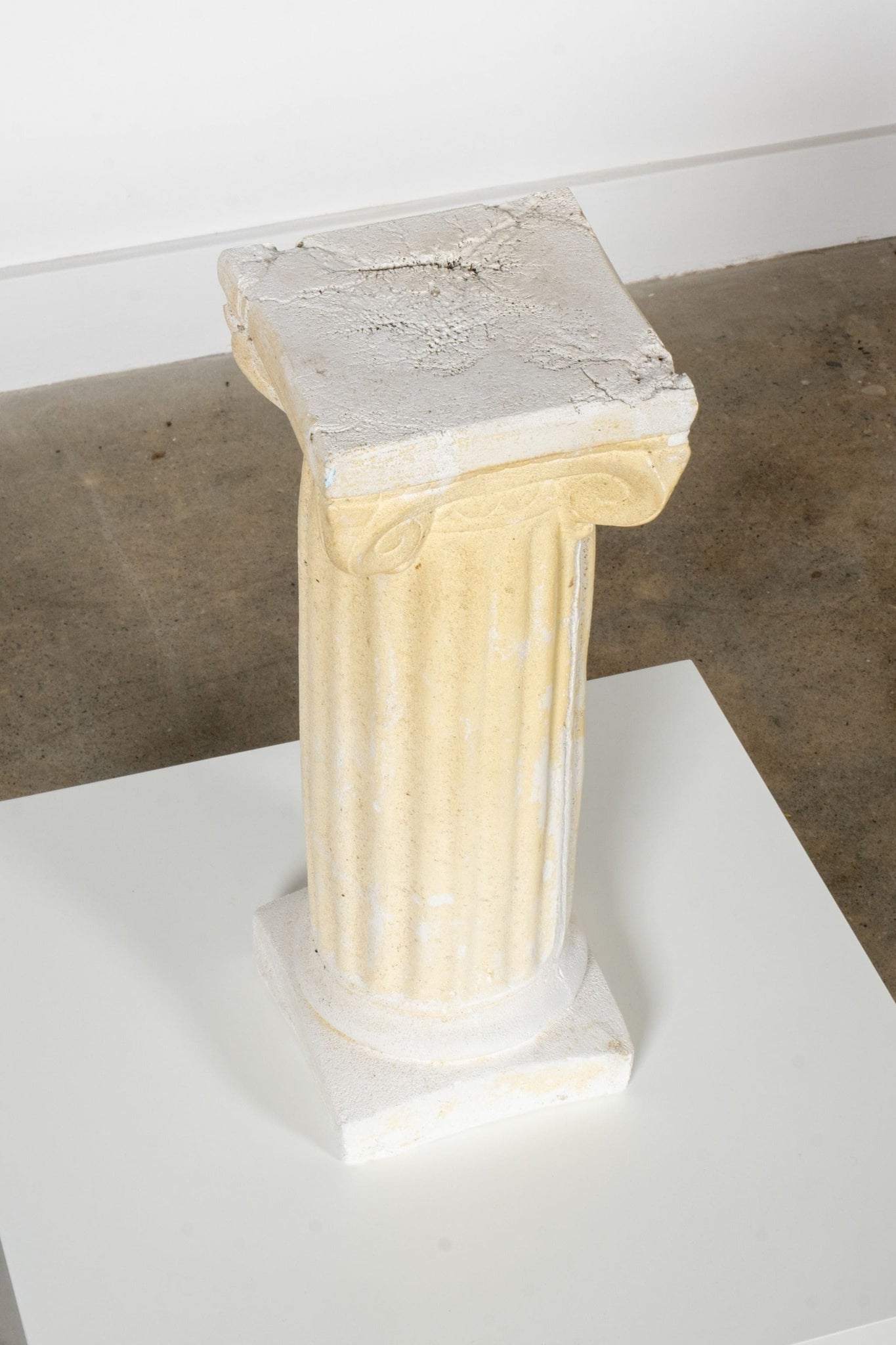 Plaster Tabletop Column, Tall 1 | Bonne Choice