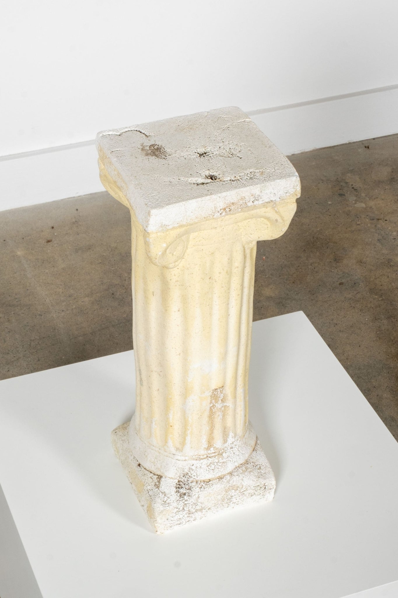 Plaster Tabletop Column, Tall 2 | Bonne Choice