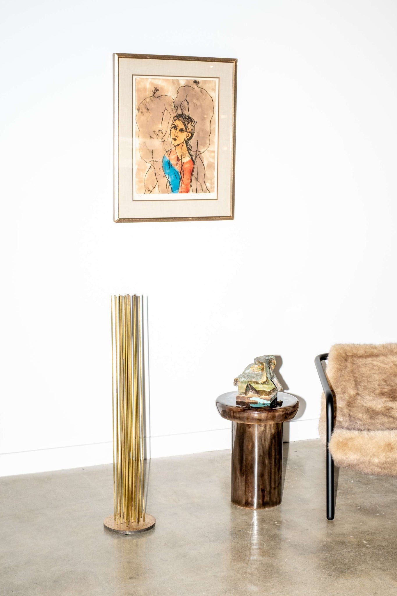 Portrait of a Woman with Two Figures (1976)