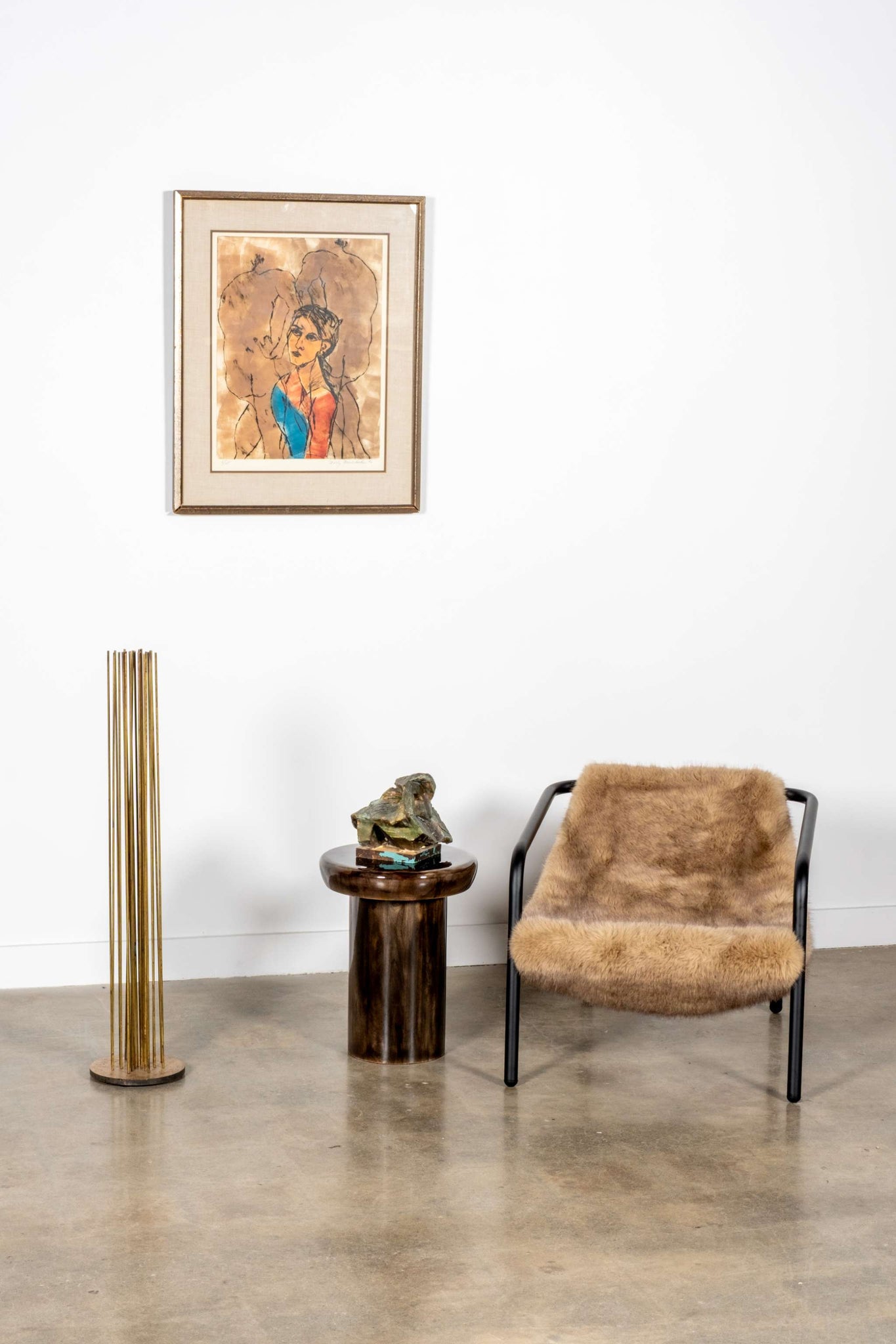 Portrait of a Woman with Two Figures (1976)