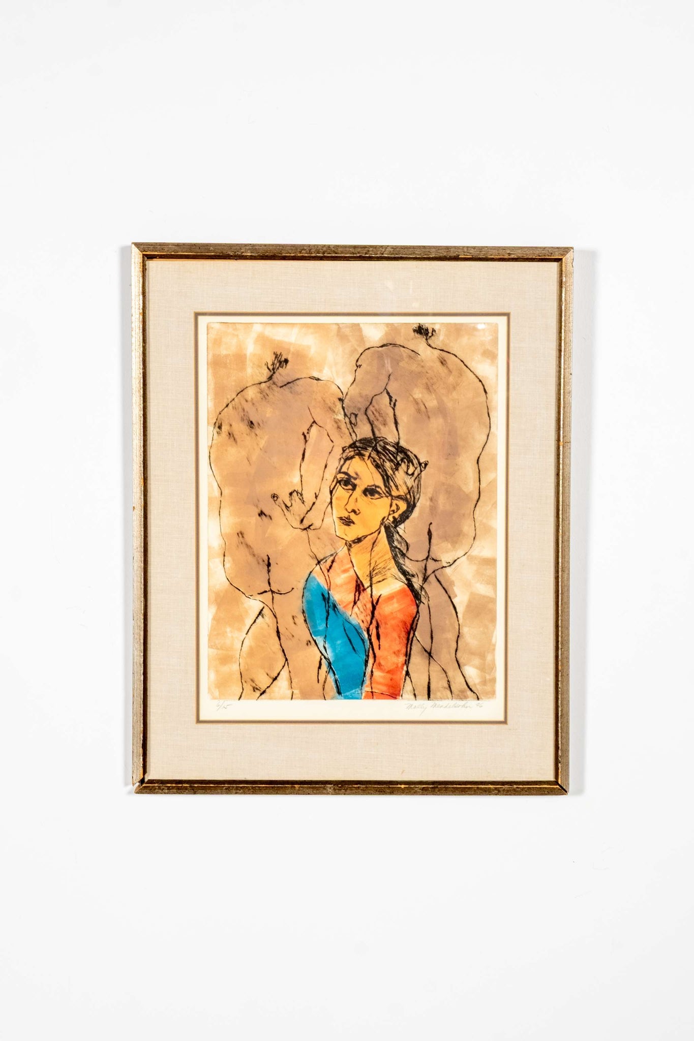 Portrait of a Woman with Two Figures (1976)