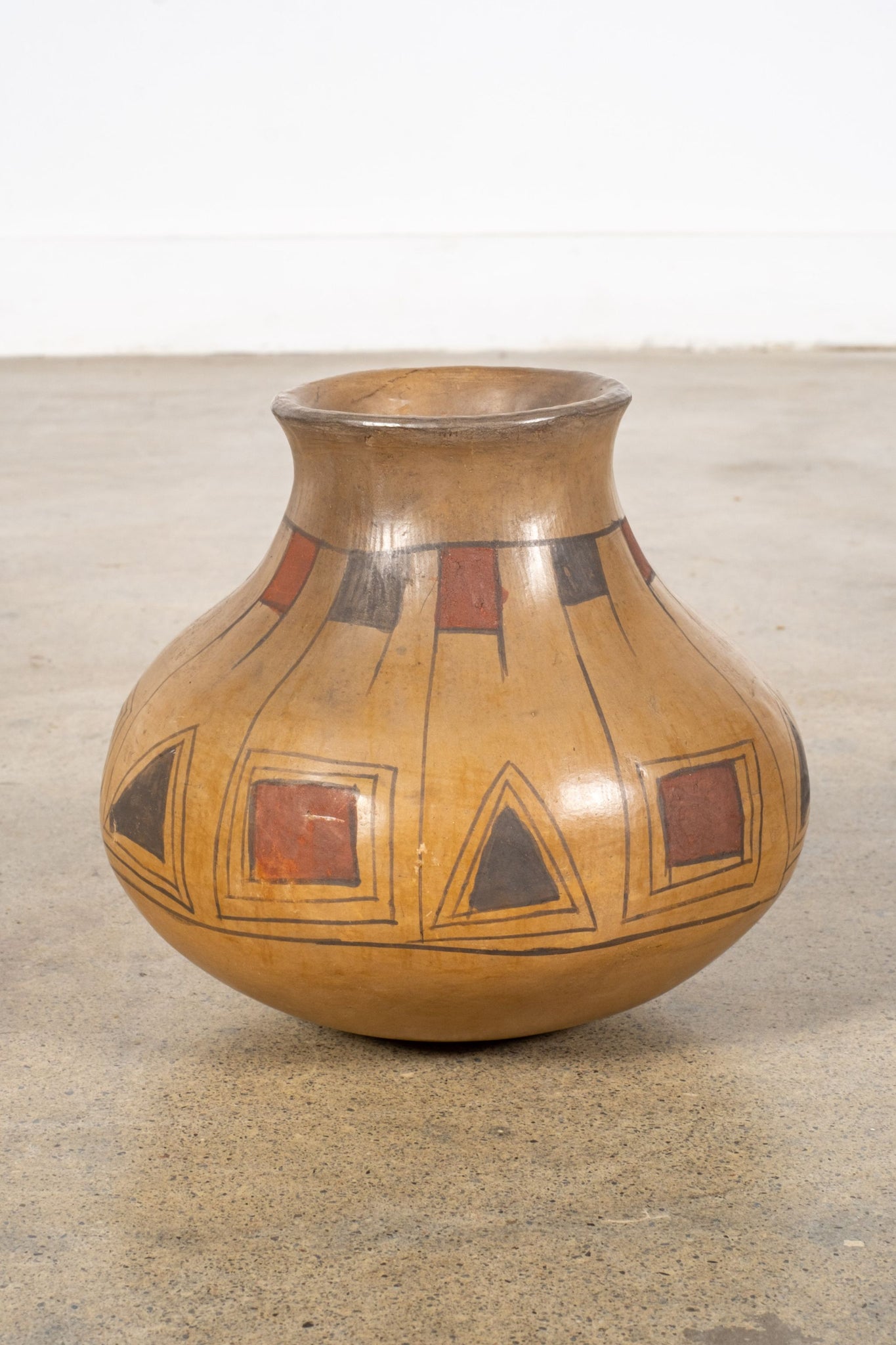 Primitive Painted Vessel 1 | Bonne Choice