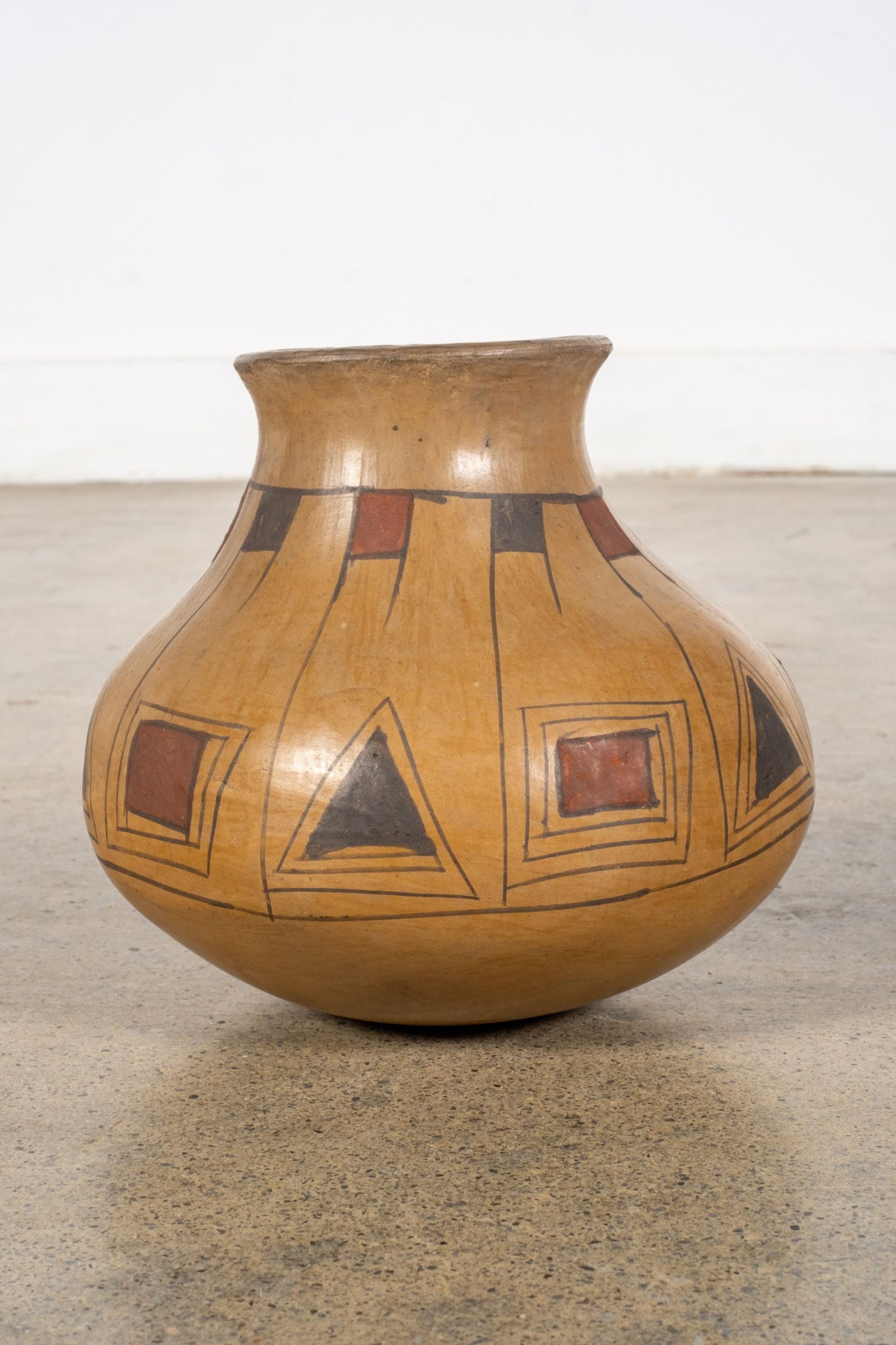 Primitive Painted Vessel 1 | Bonne Choice