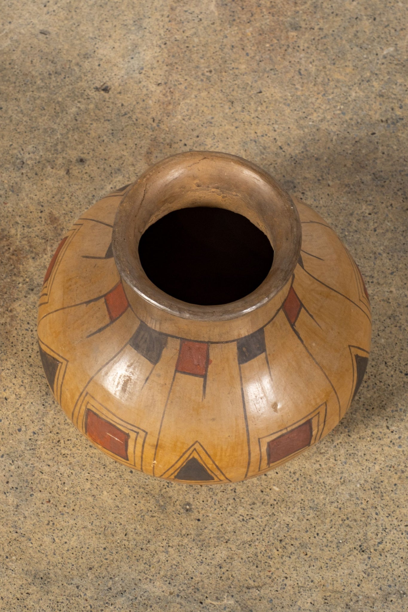 Primitive Painted Vessel 1 | Bonne Choice