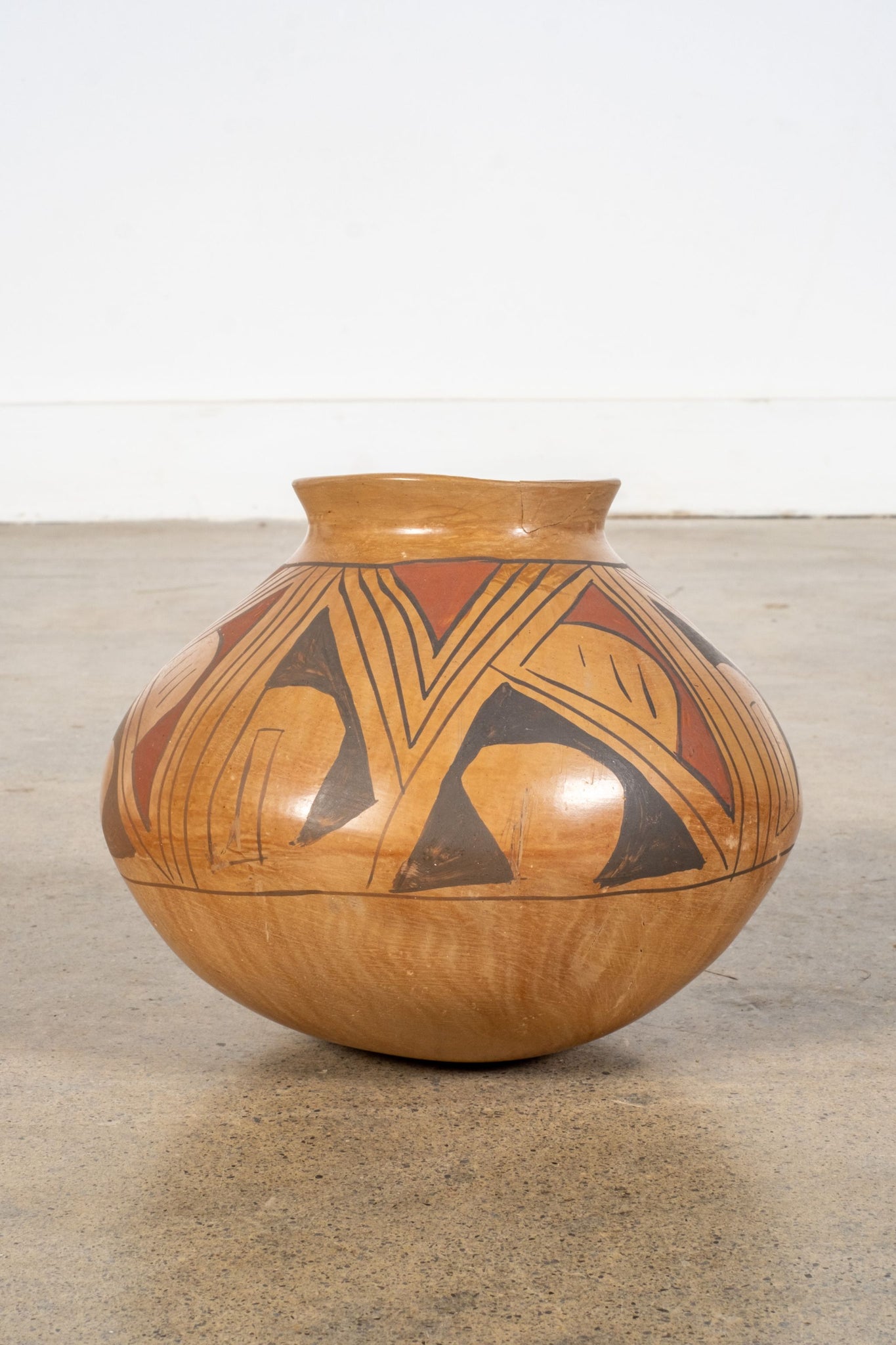Primitive Painted Vessel 2 | Bonne Choice