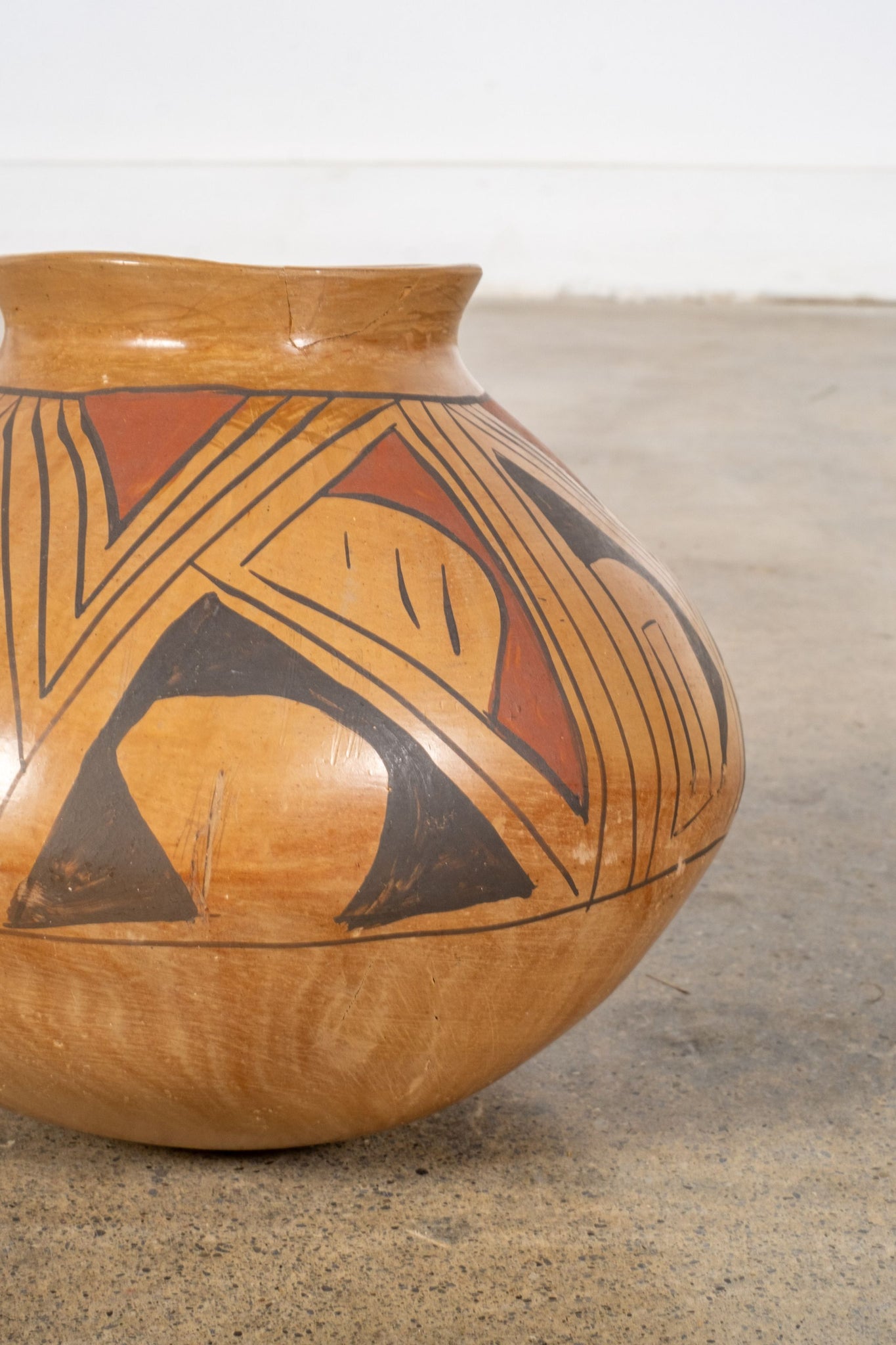 Primitive Painted Vessel 2 | Bonne Choice