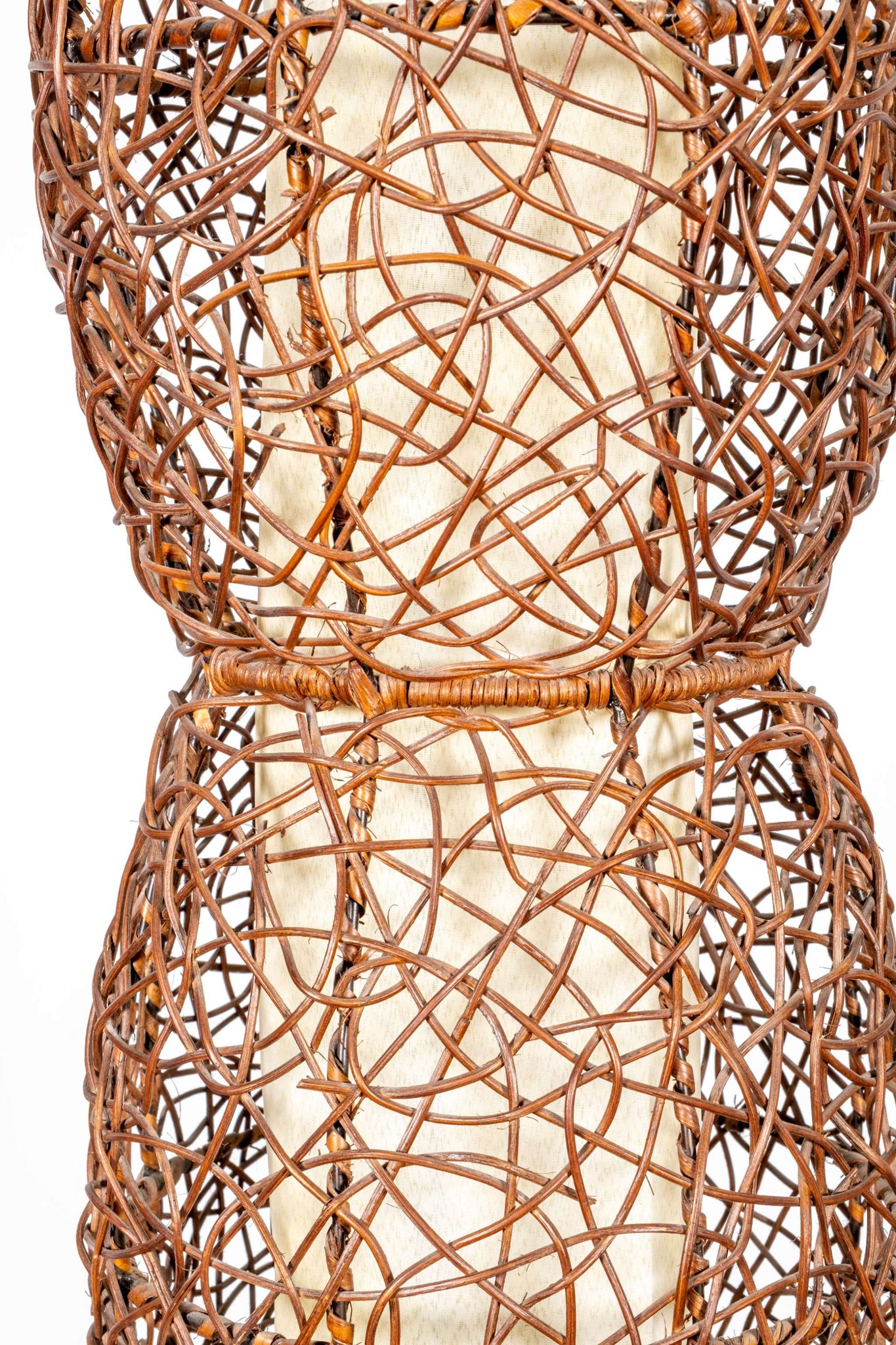 Rattan Floor Lamp, Bubble