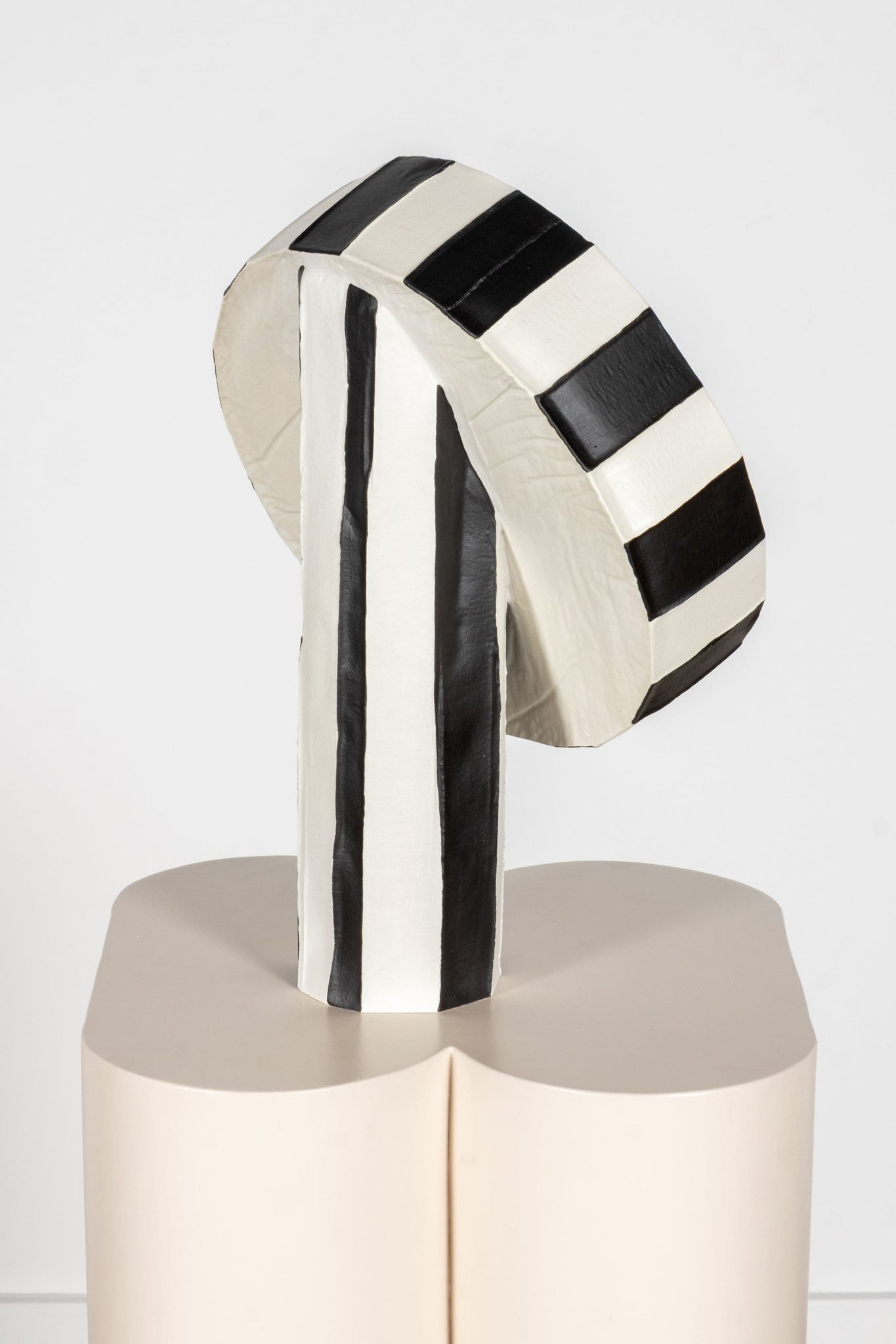 Reflections Girasol 30 Circo Table Mirror, Black + White by Paronetto Paola | Bonne Choice