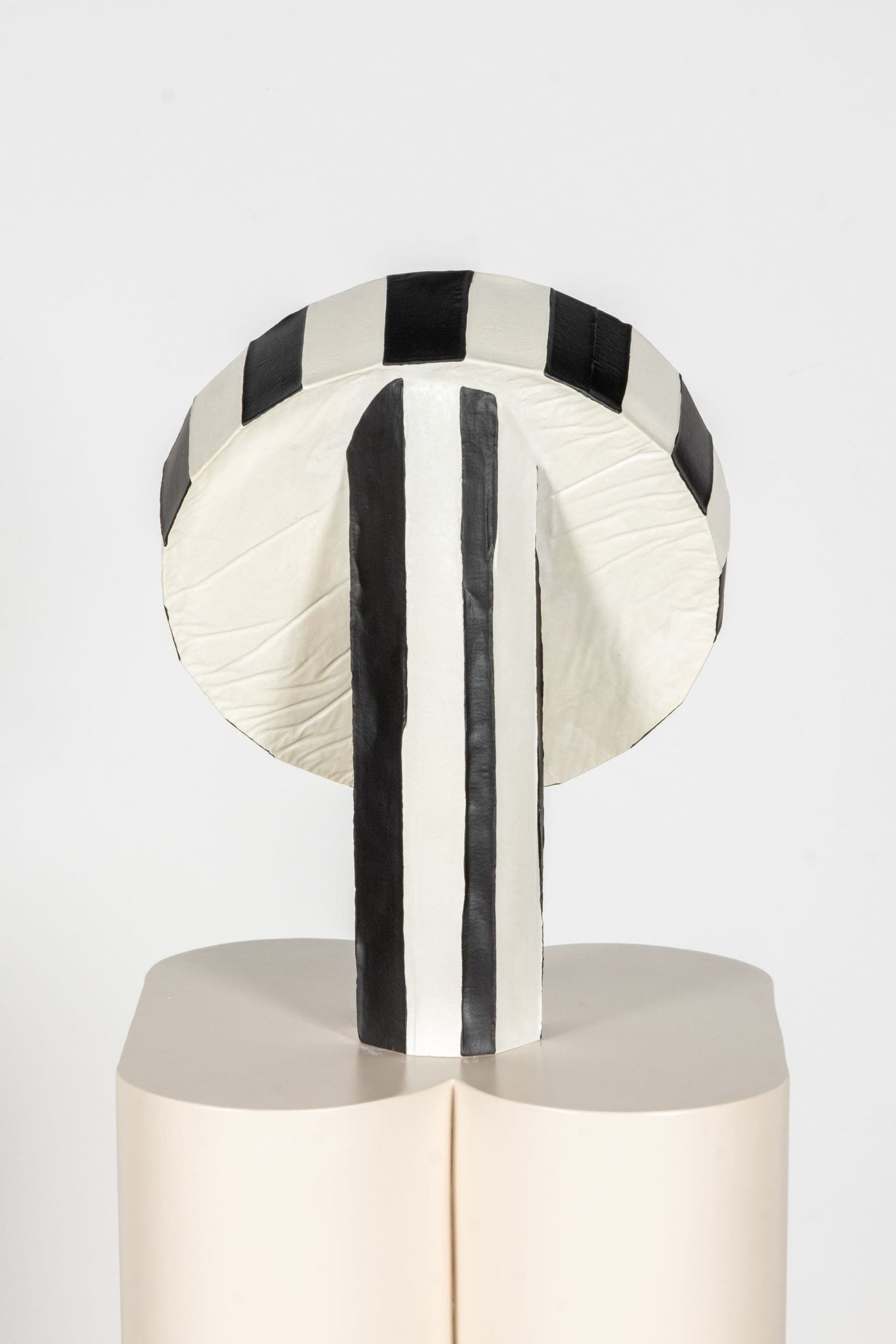 Reflections Girasol 30 Circo Table Mirror, Black + White by Paronetto Paola | Bonne Choice