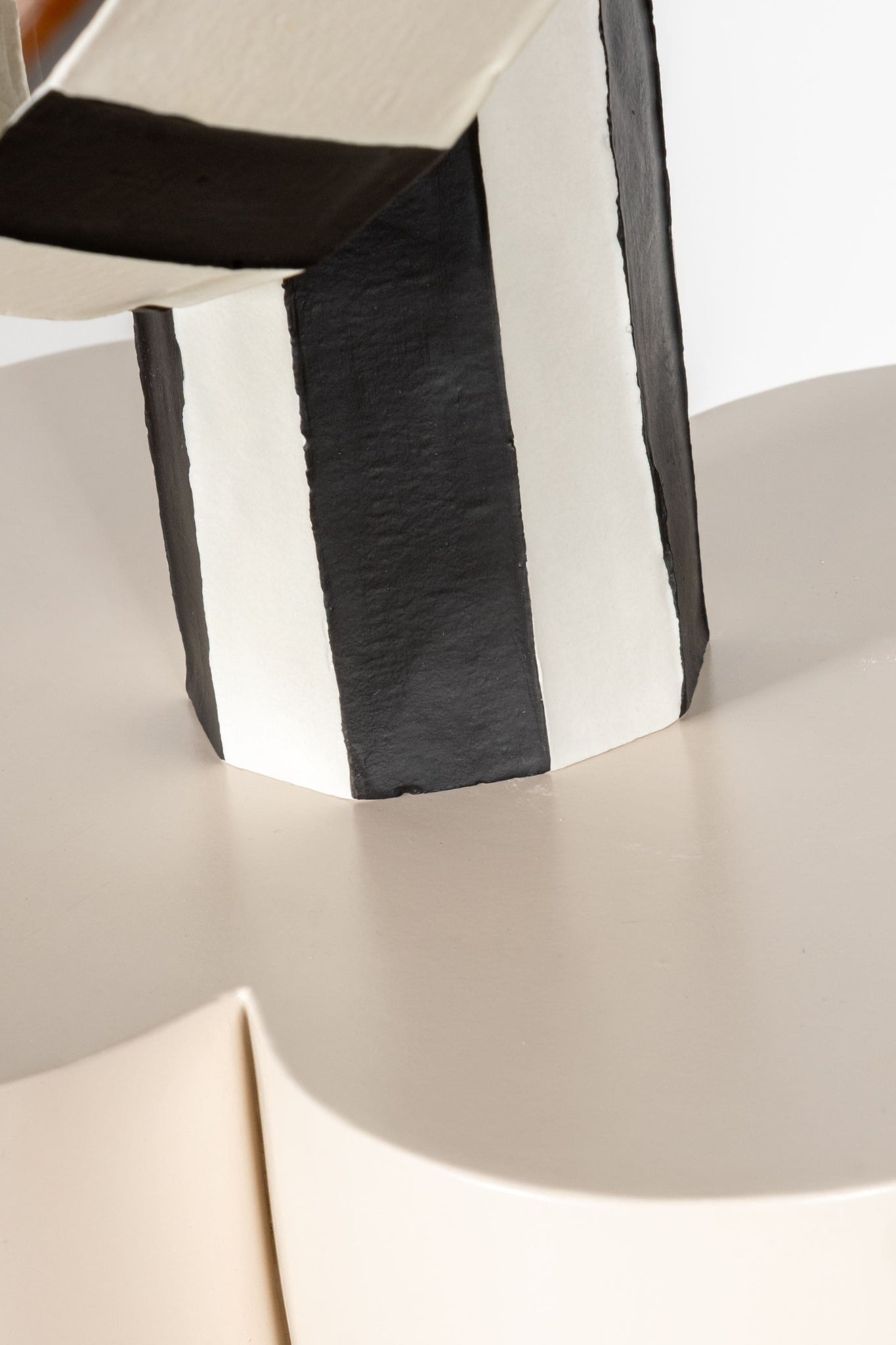 Reflections Girasol 30 Circo Table Mirror, Black + White by Paronetto Paola | Bonne Choice