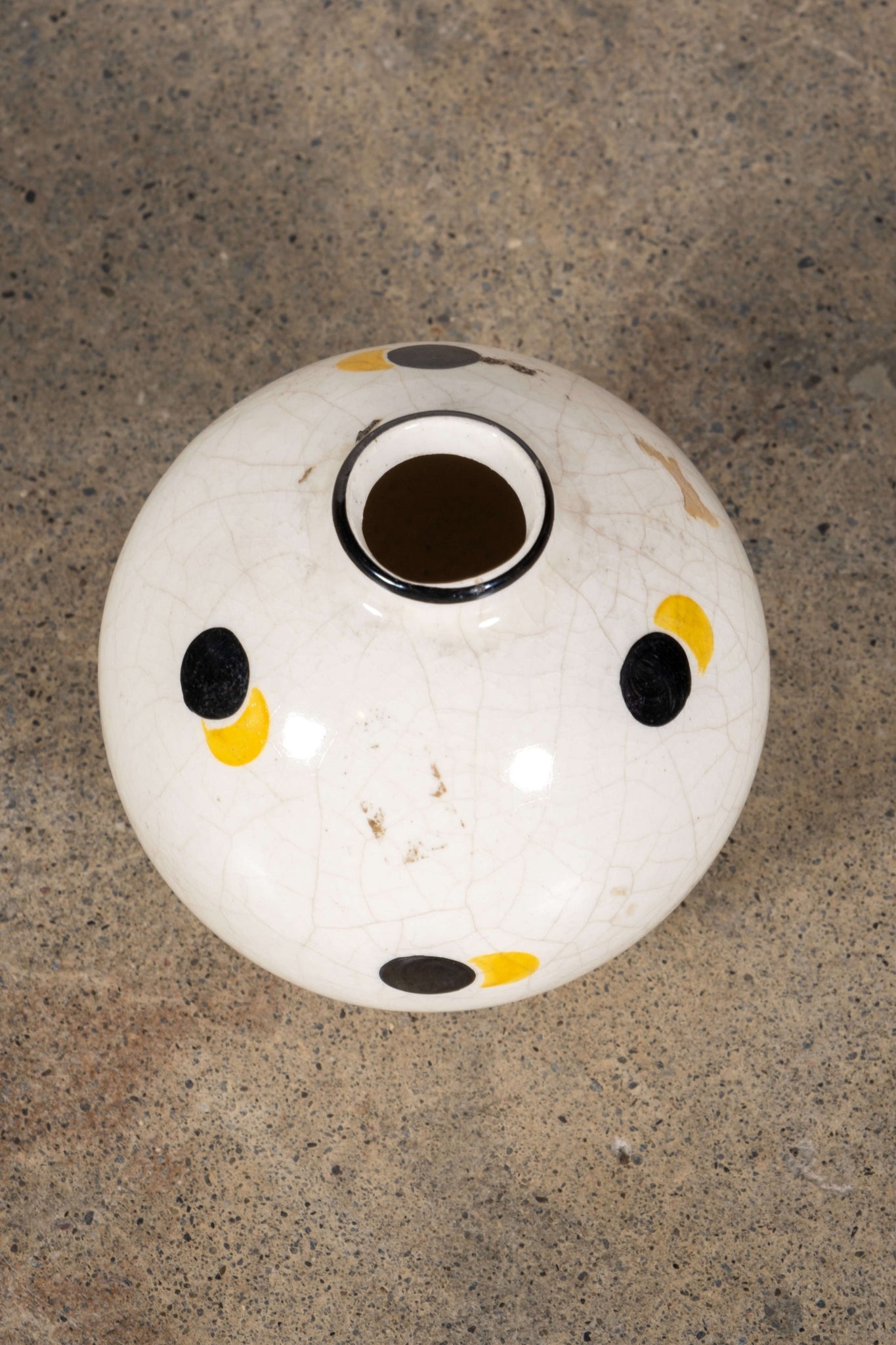 Round French Vase with Polka Dots | Bonne Choice