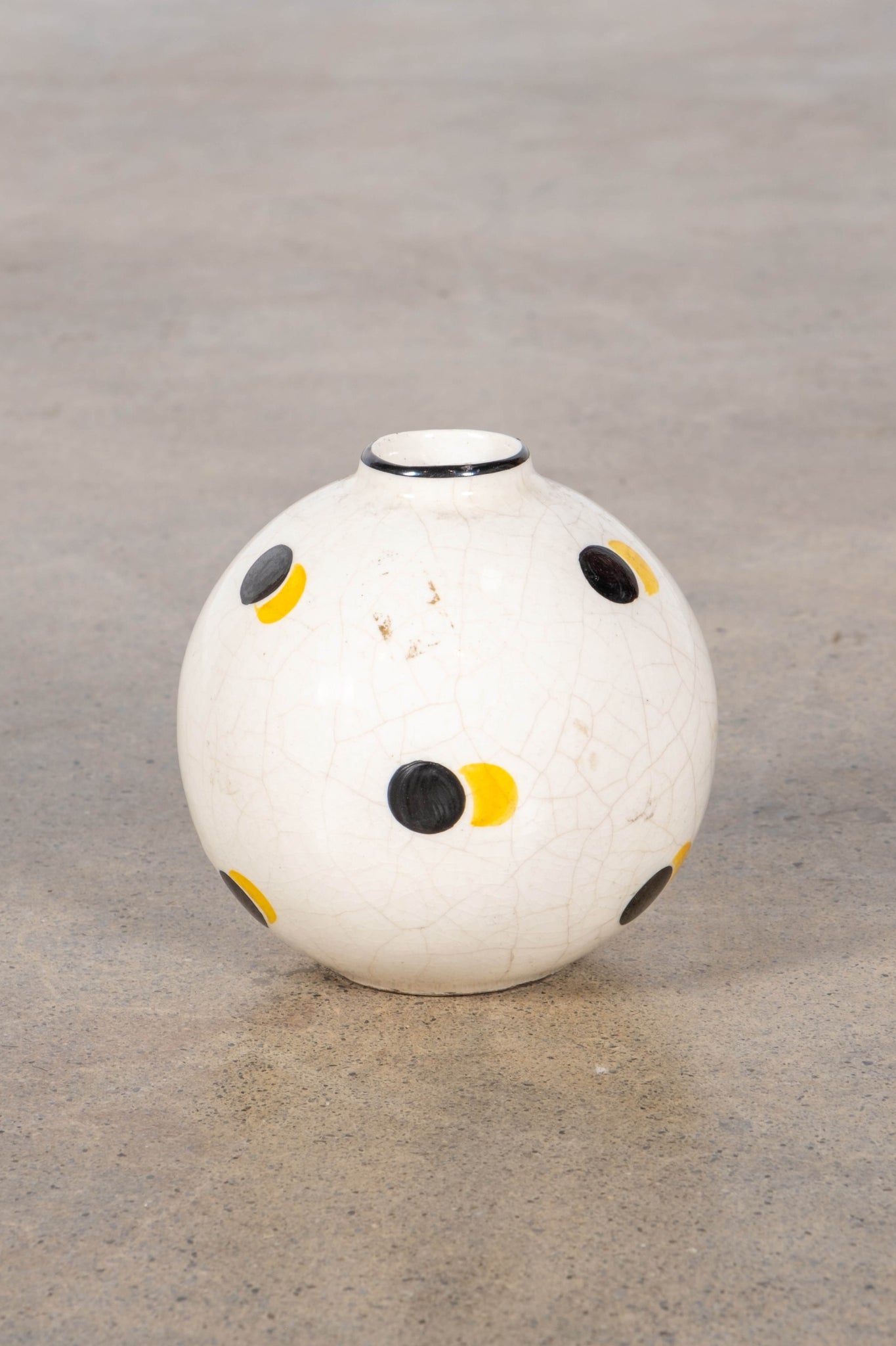 Round French Vase with Polka Dots | Bonne Choice