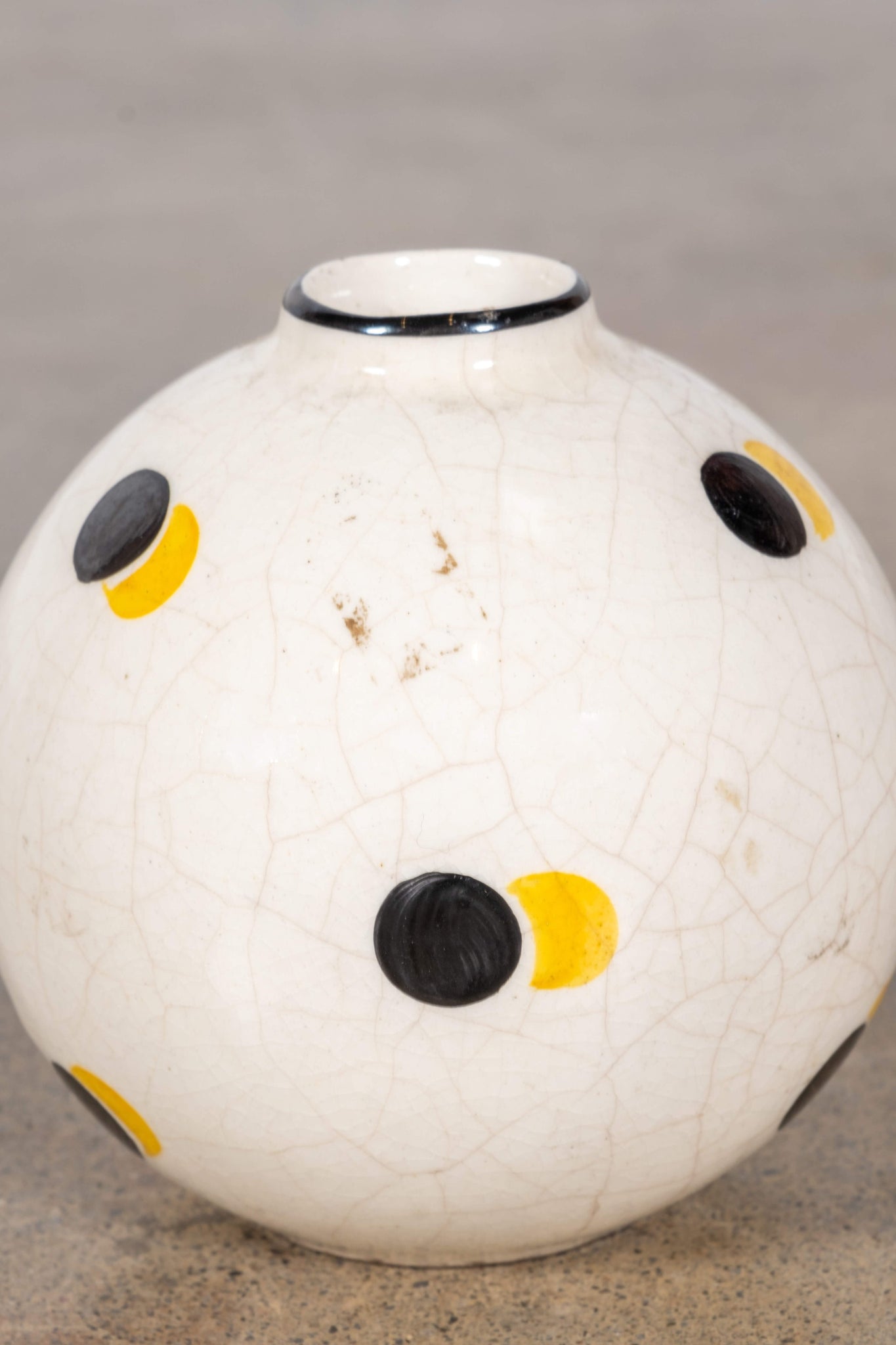 Round French Vase with Polka Dots | Bonne Choice