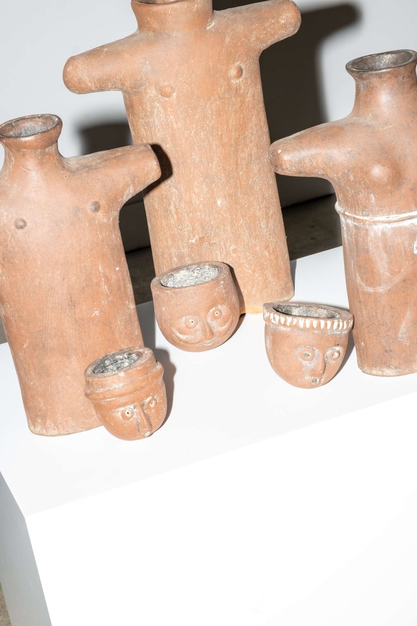 Set of 3 Mexican Clay Figurines