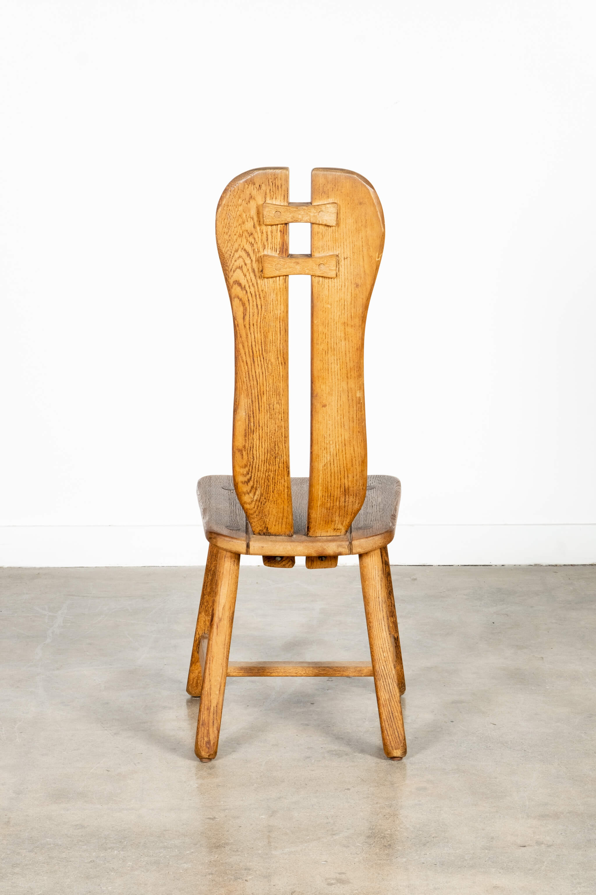 Set of 6 Brutalist De Puydt Chairs – Bonne Choice