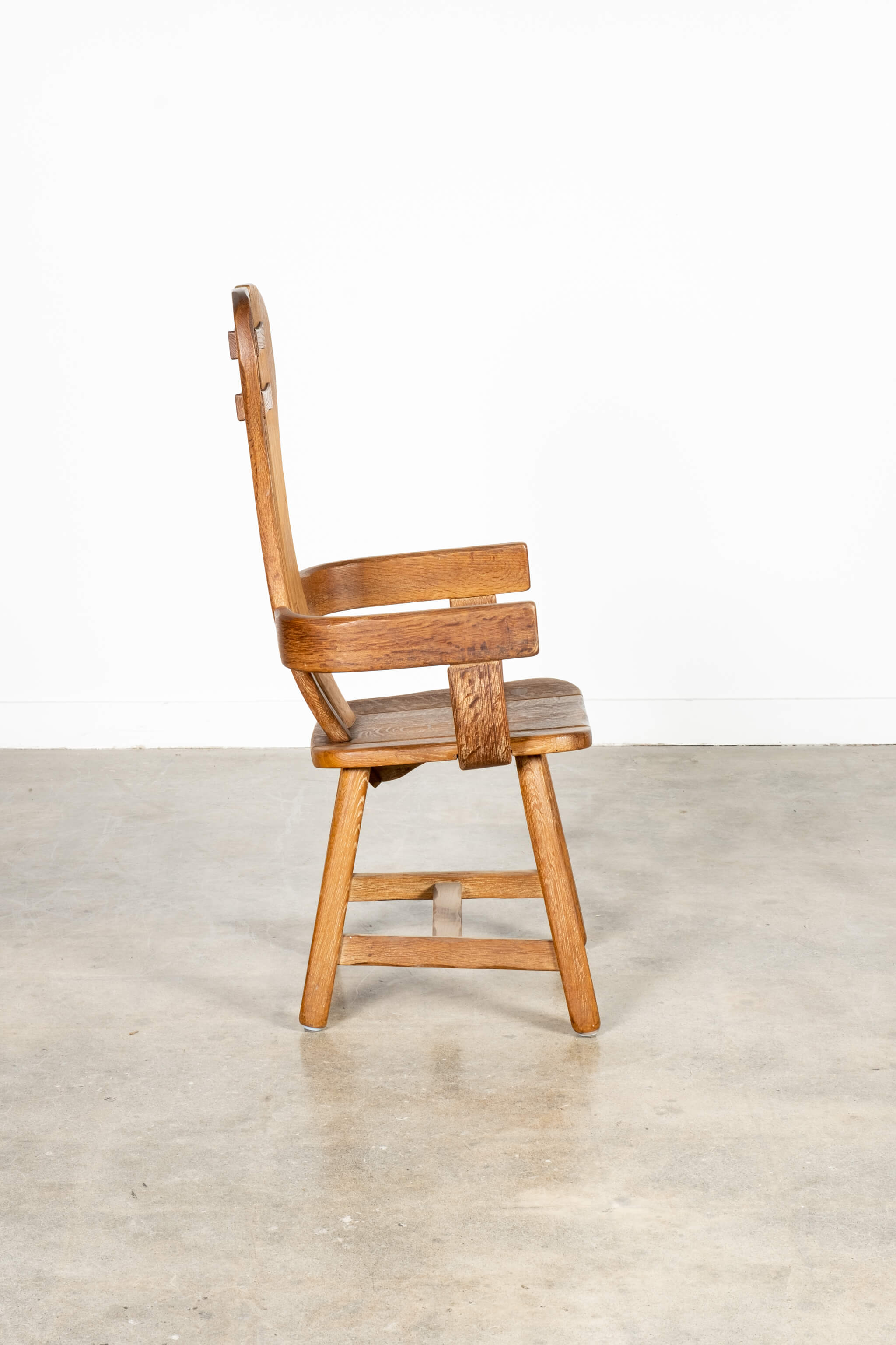 Set of 6 Brutalist De Puydt Chairs – Bonne Choice