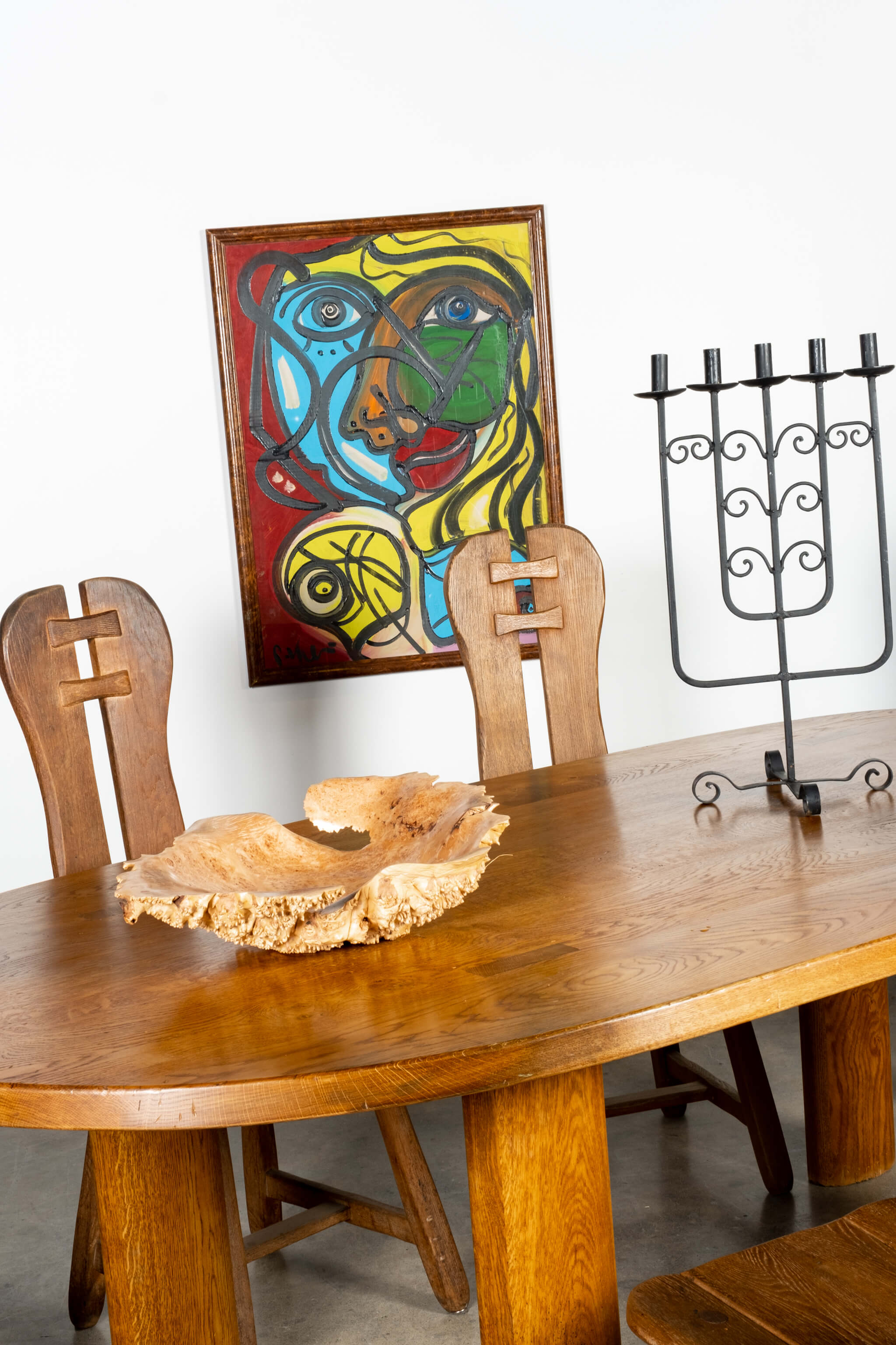 Set of 6 Brutalist De Puydt Chairs – Bonne Choice