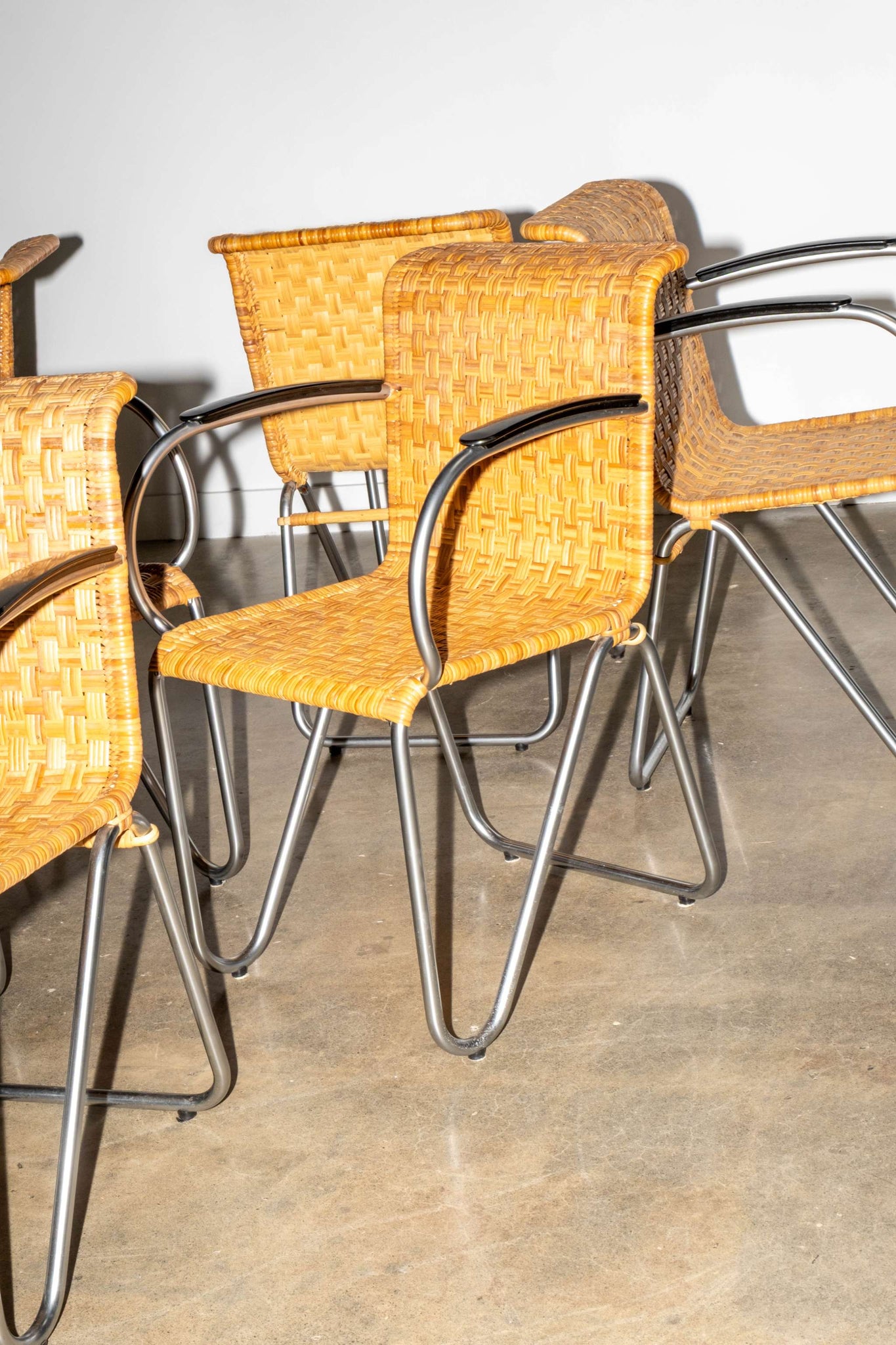 Set of 6 "Diagonal" Chairs