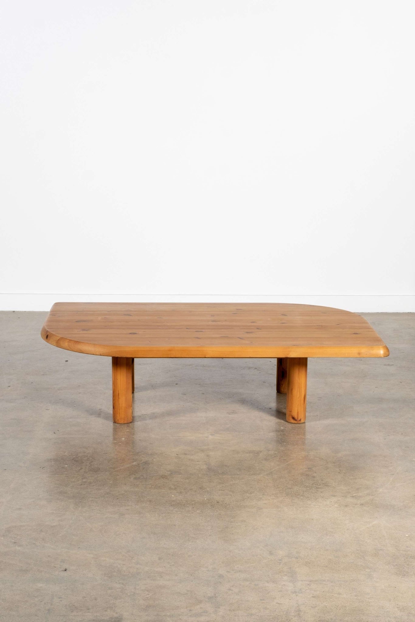 Shaped Pine Coffee Table