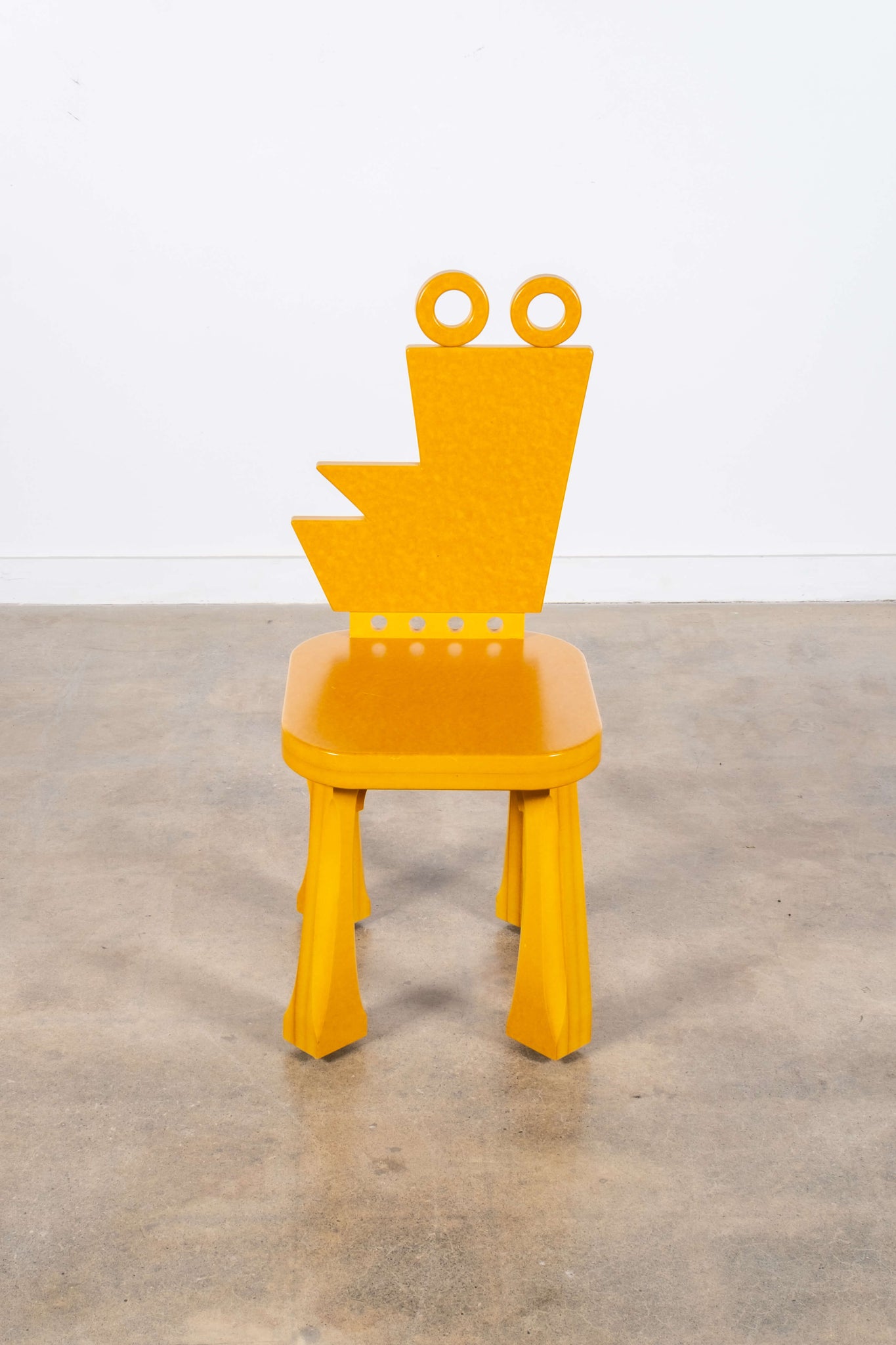 Azotea Miro Wood Chair, Yellow | Bonne Choice