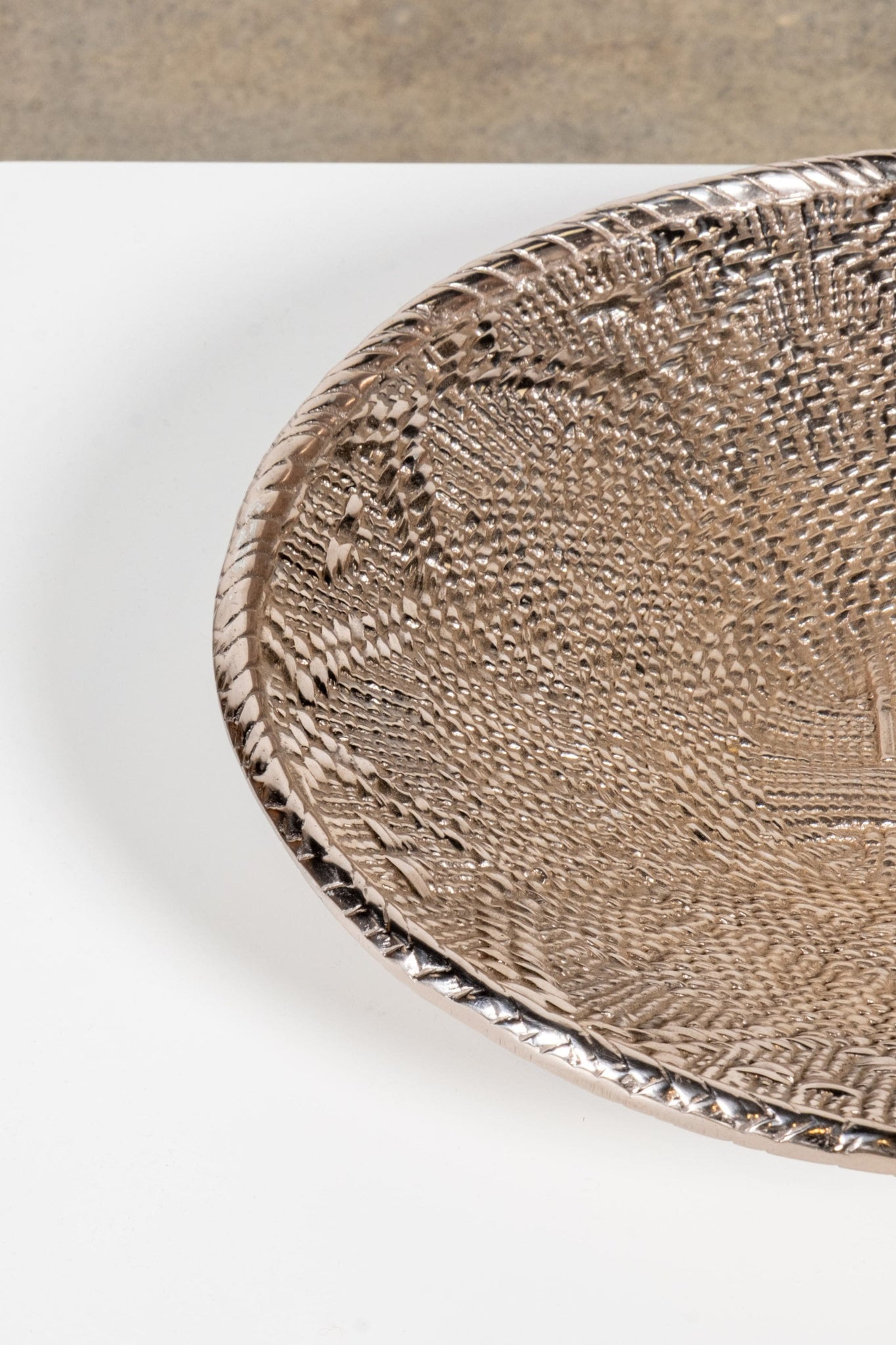 Vintage Shallow Silver Bowl | Bonne Choice