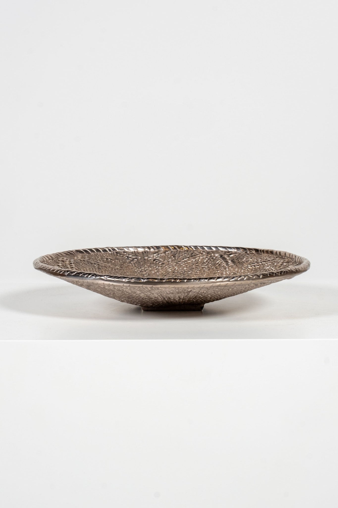 Vintage Shallow Silver Bowl | Bonne Choice