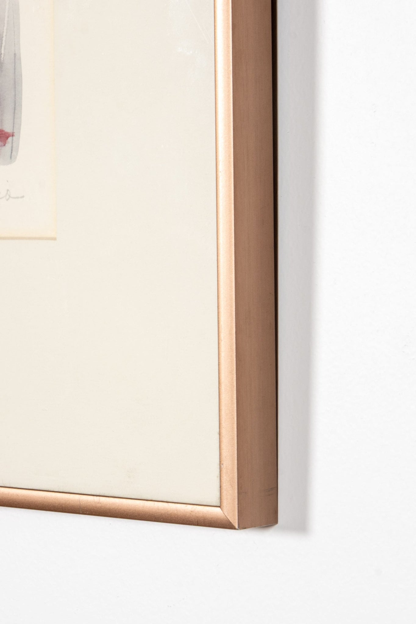 Vintage Small Framed Watercolour by Hiroko Shikashio | Bonne Choice