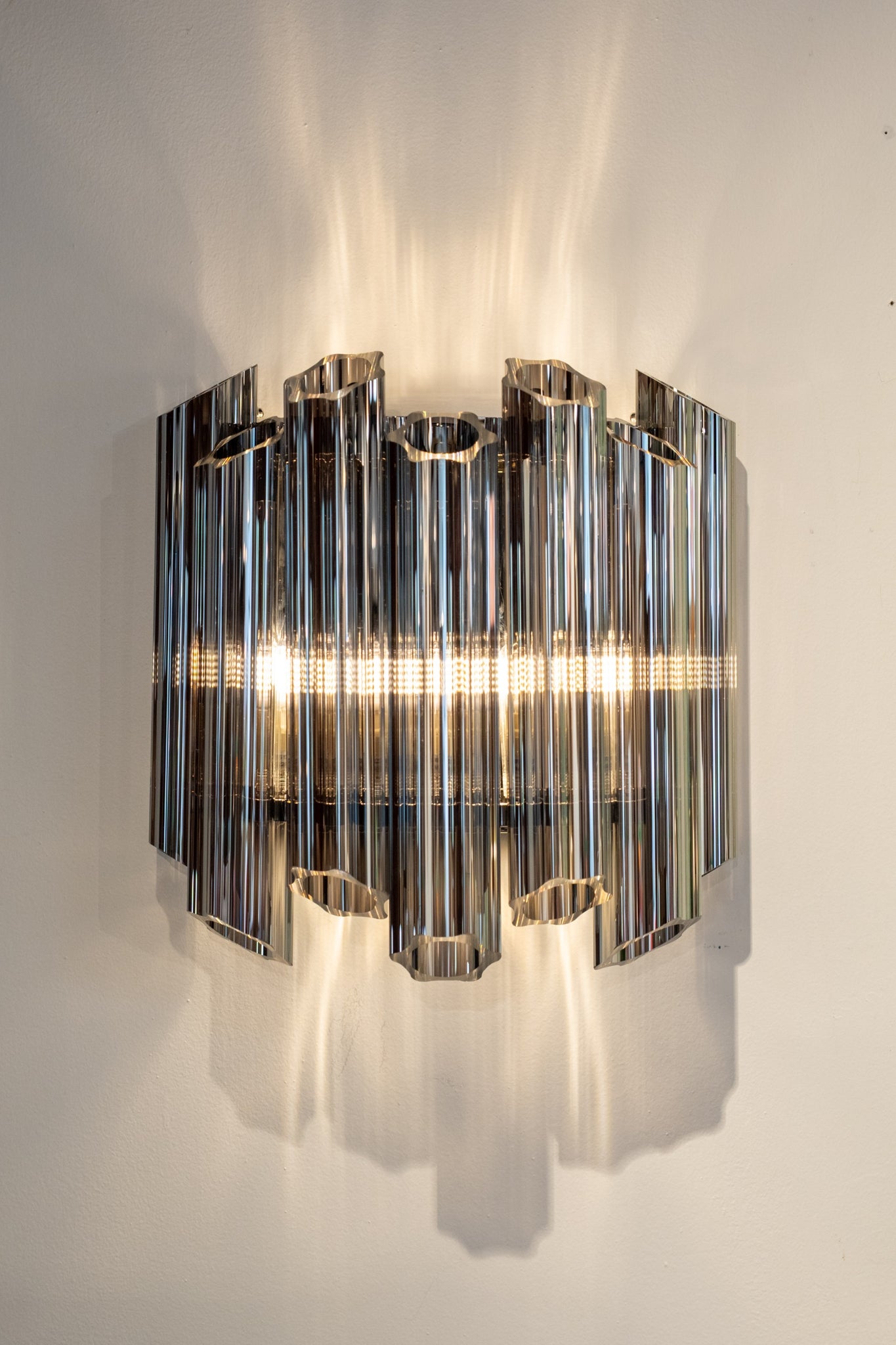 Smoked Mirror Palermo Wall Light