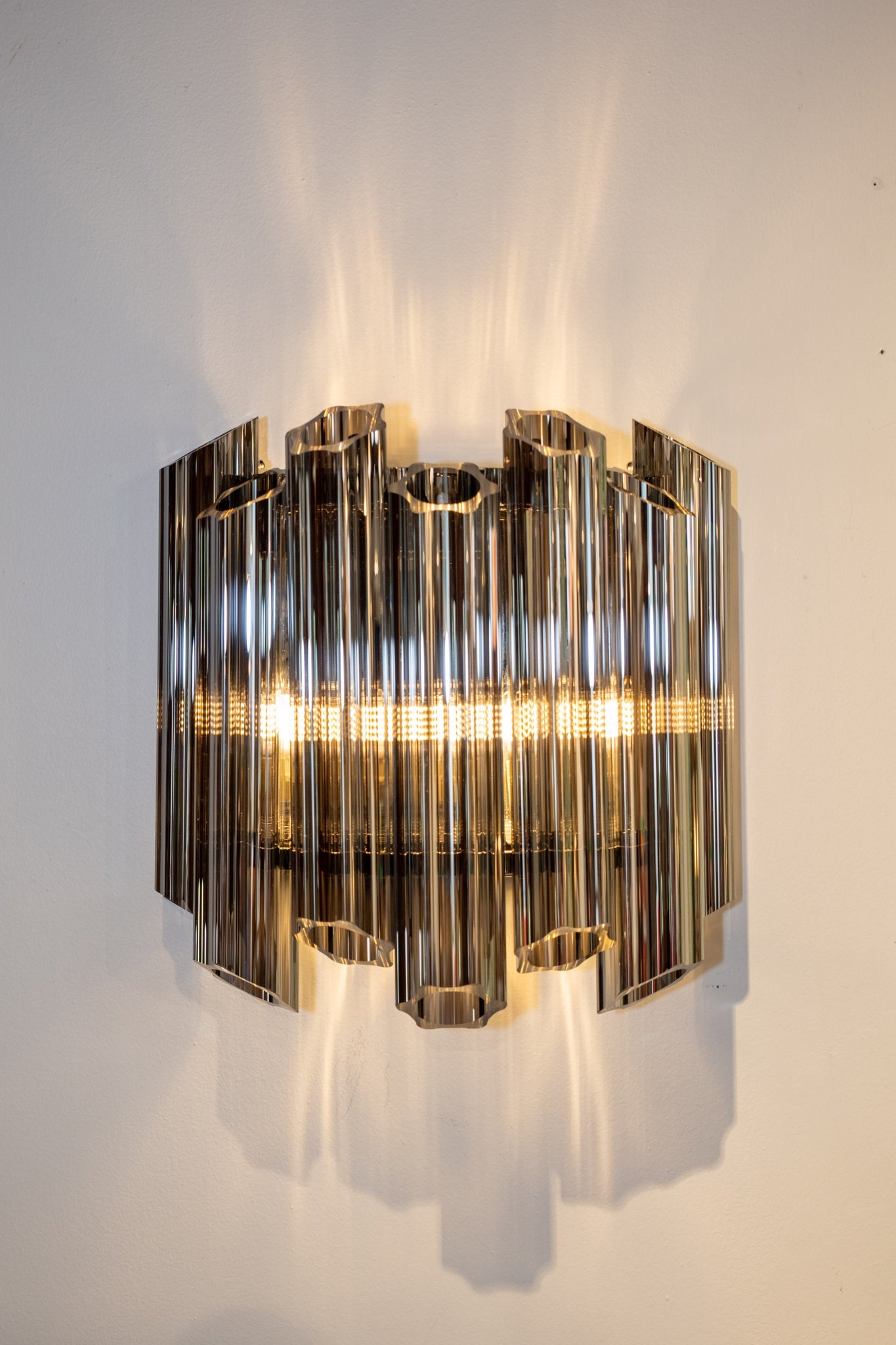 Smoked Mirror Palermo Wall Light