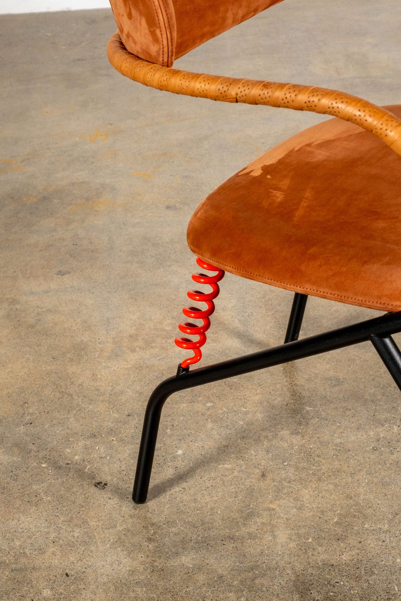 Spring Chair, Leather by Front for La Manufacture | Bonne Choice