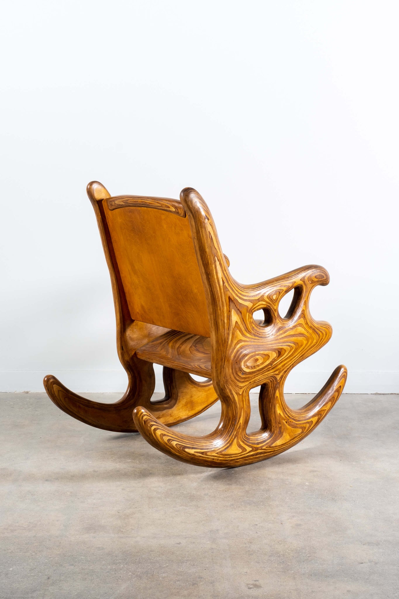 Wood Sea Rocker Studio Made Laminated Wood Rocking Rocker Chair | Bonne Choice