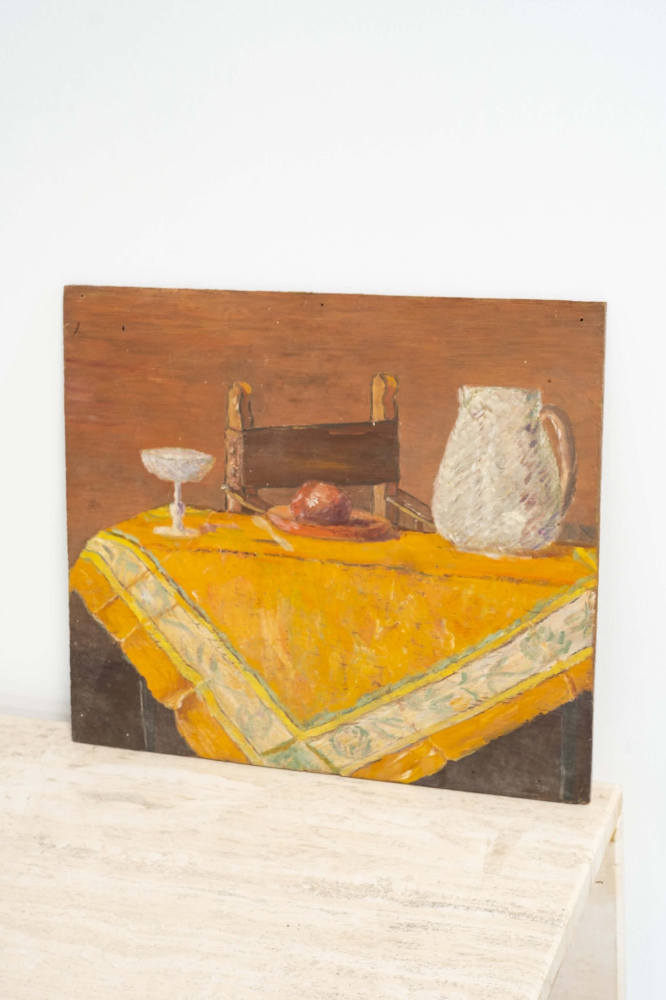 Still Life of a Table, unframed, front view