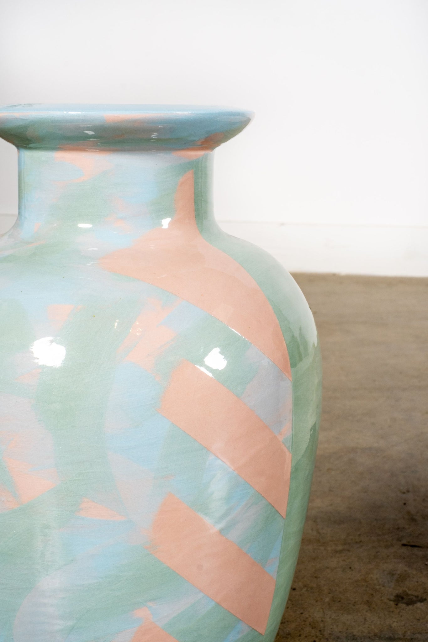 Tall Glossy Pastel Vase | Bonne Choice