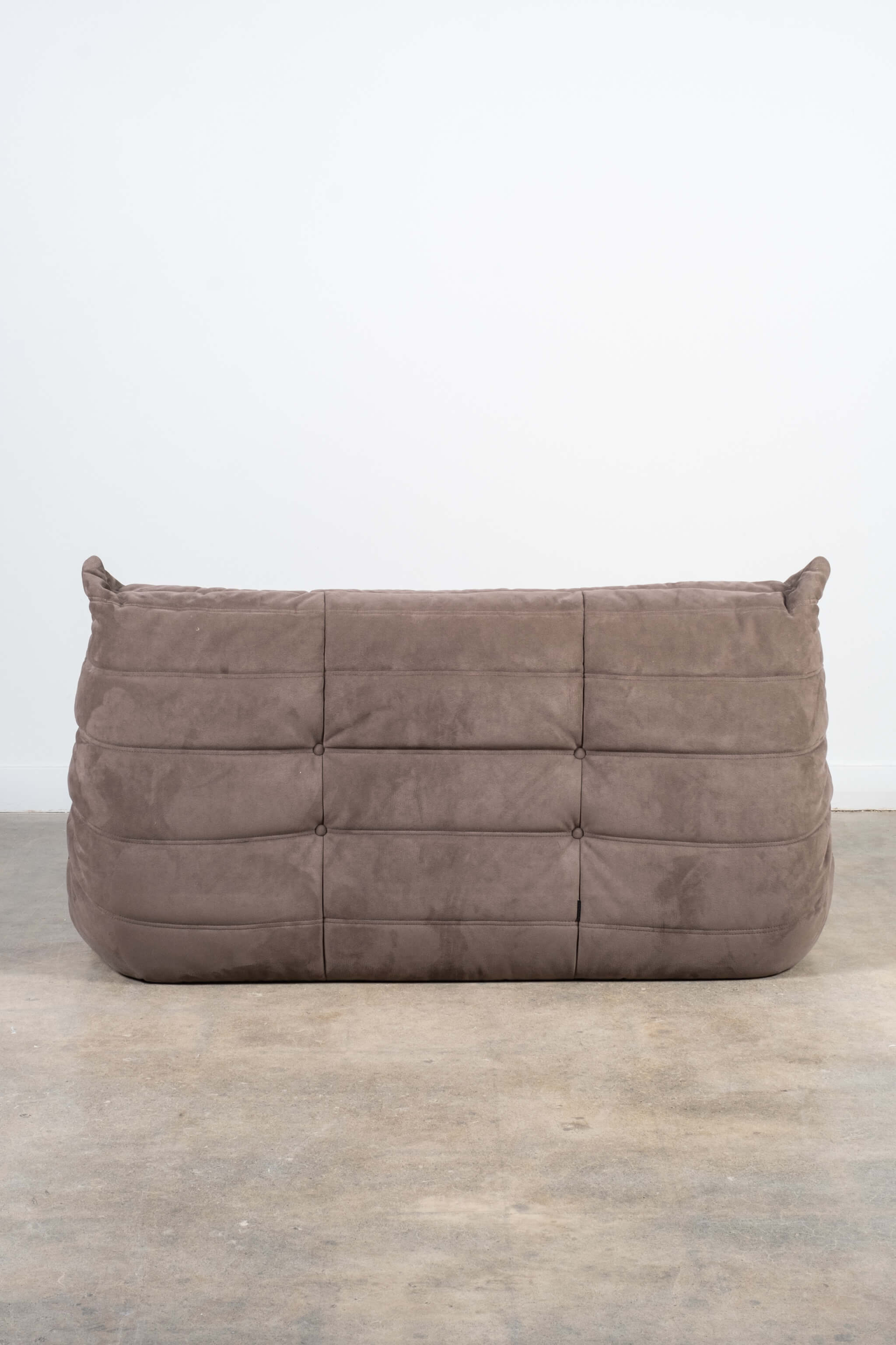 Togo Set of 3 in Alcantara Grey Ligne Roset Michel Ducaroy | Bonne