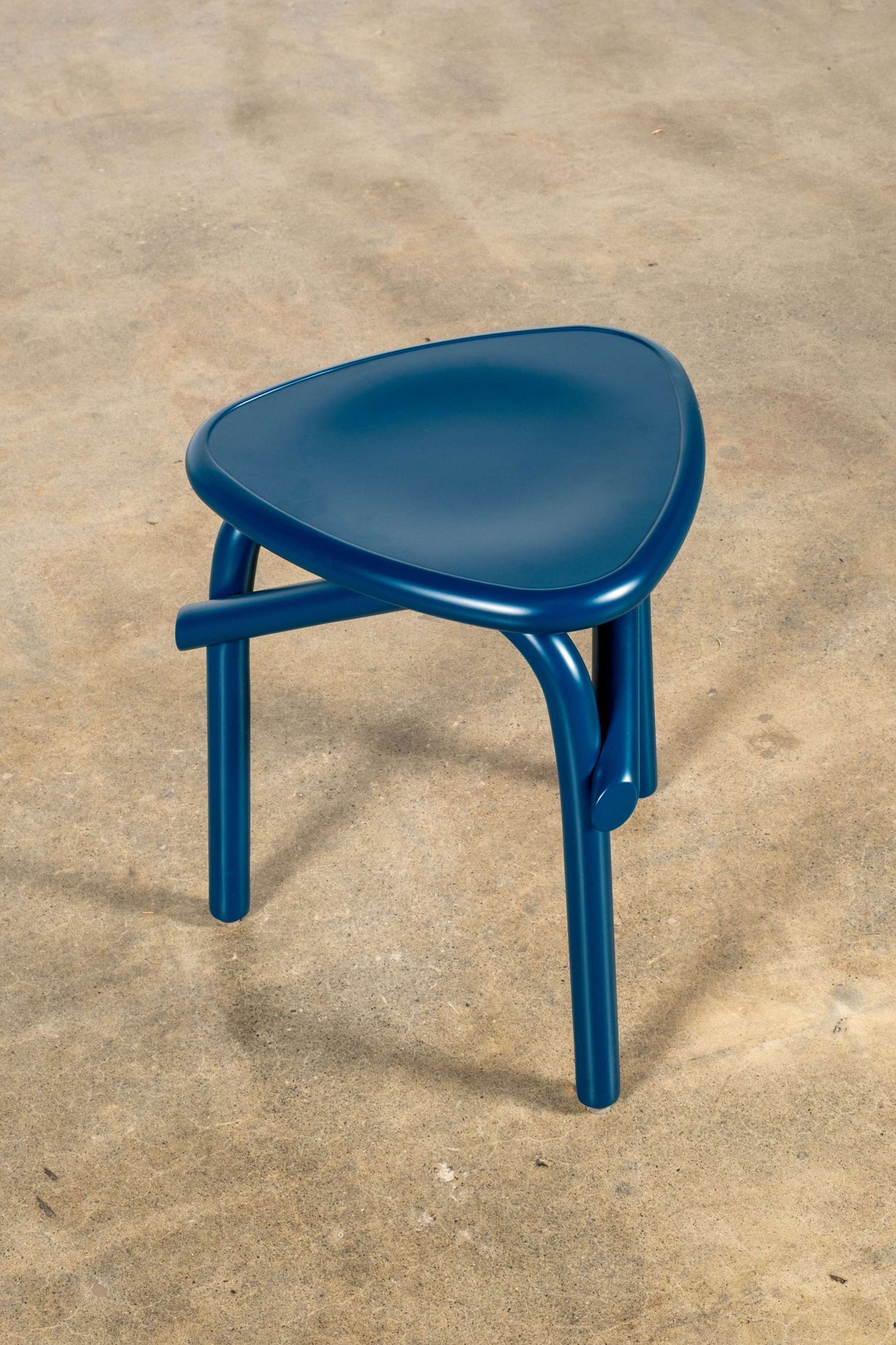 Ocean Blue Trio Stool, Short by Martino Gamper for Wiener GTV Design ...