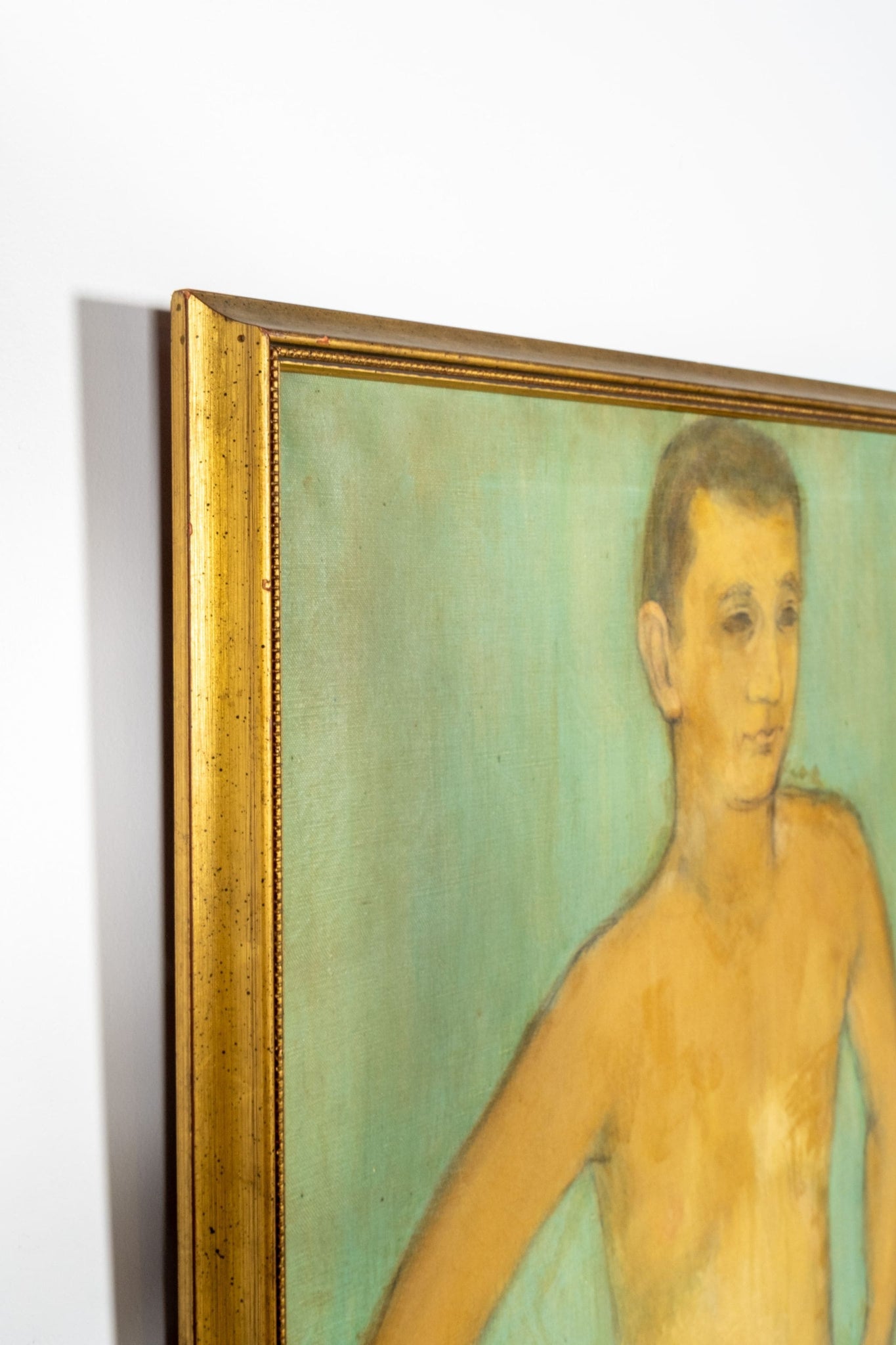 Vintage Unknown Boy (1958), Framed Portrait by E.W. Johnson | Bonne Choice