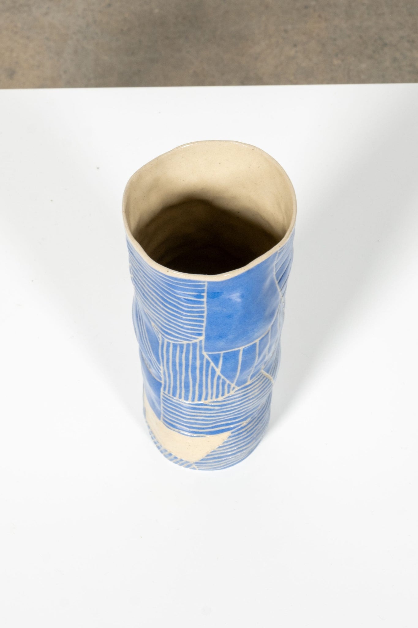Vase Sophie - Small, Blue by Valérie Gutton | Bonne Choice