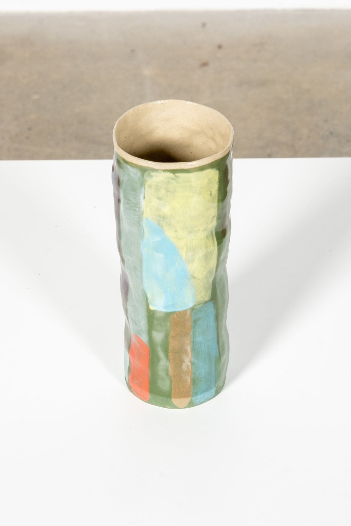 Vase Sophie, Small, Multi Green by Valérie Gutton | Bonne Choice