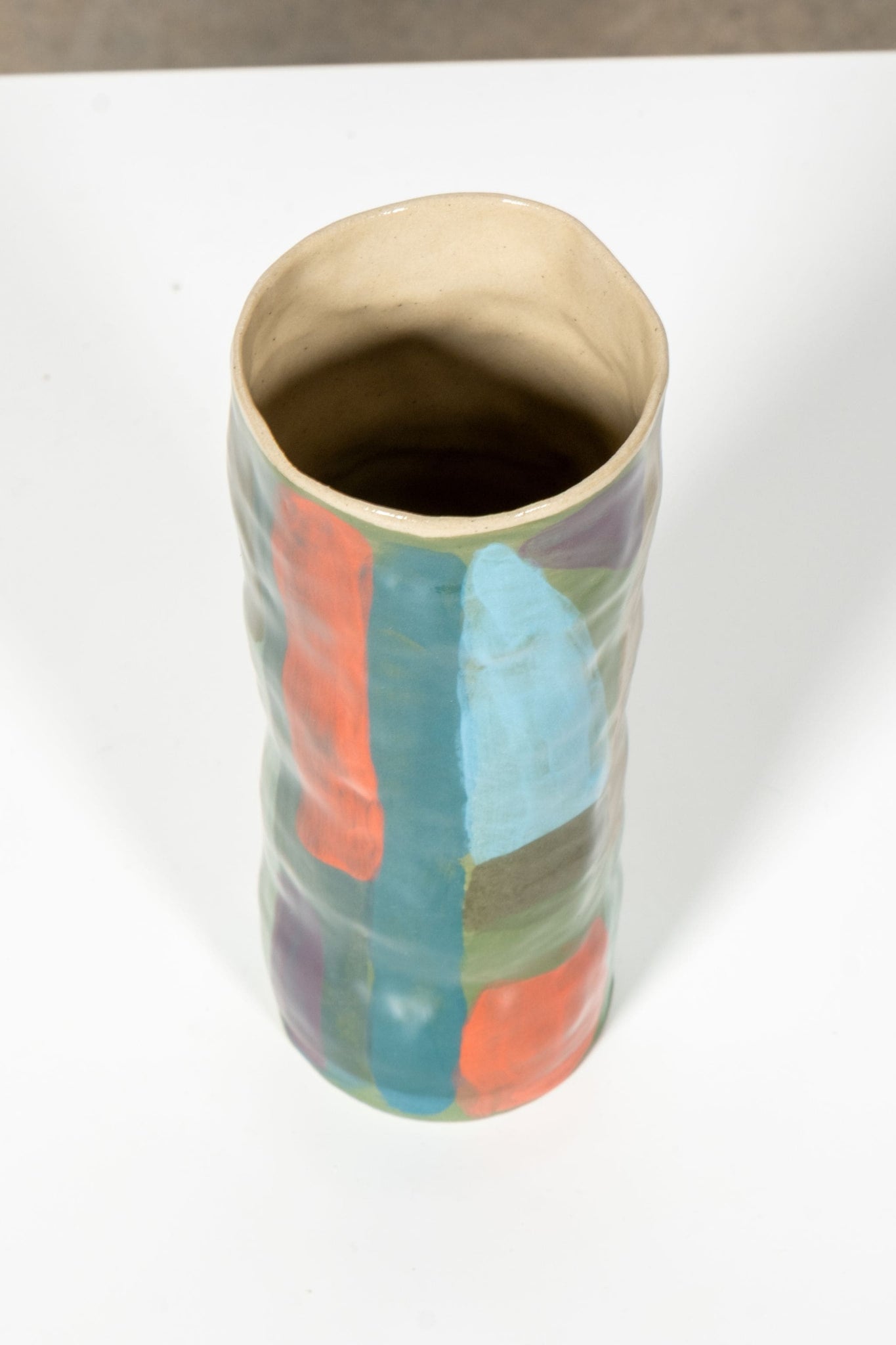 Vase Sophie, Small, Multi Green by Valérie Gutton | Bonne Choice