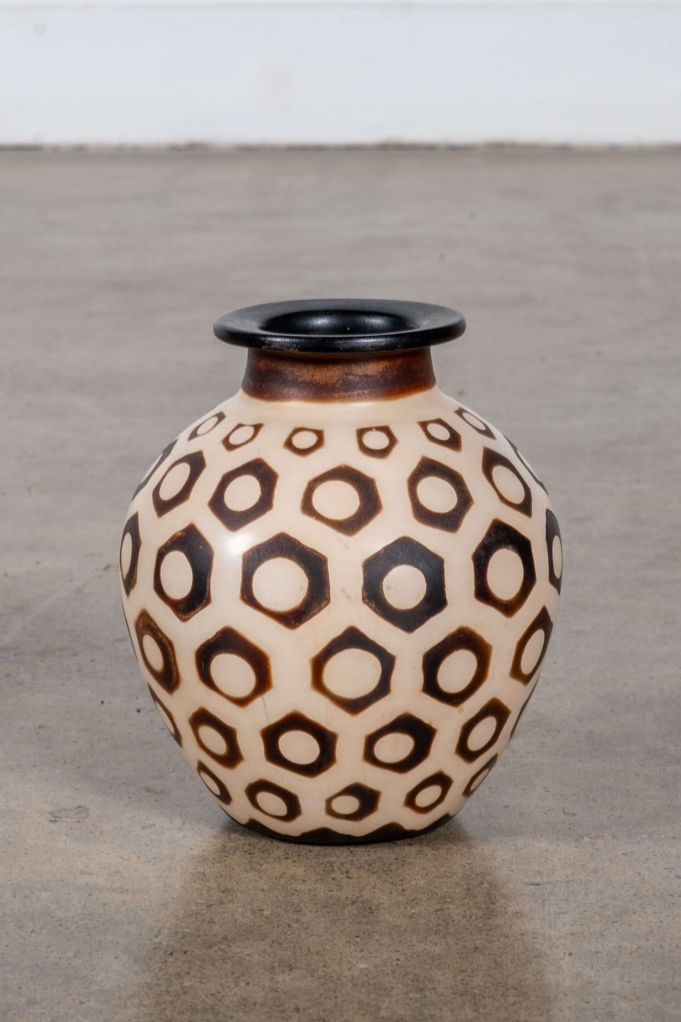 Vase with Hex Motif | Bonne Choice