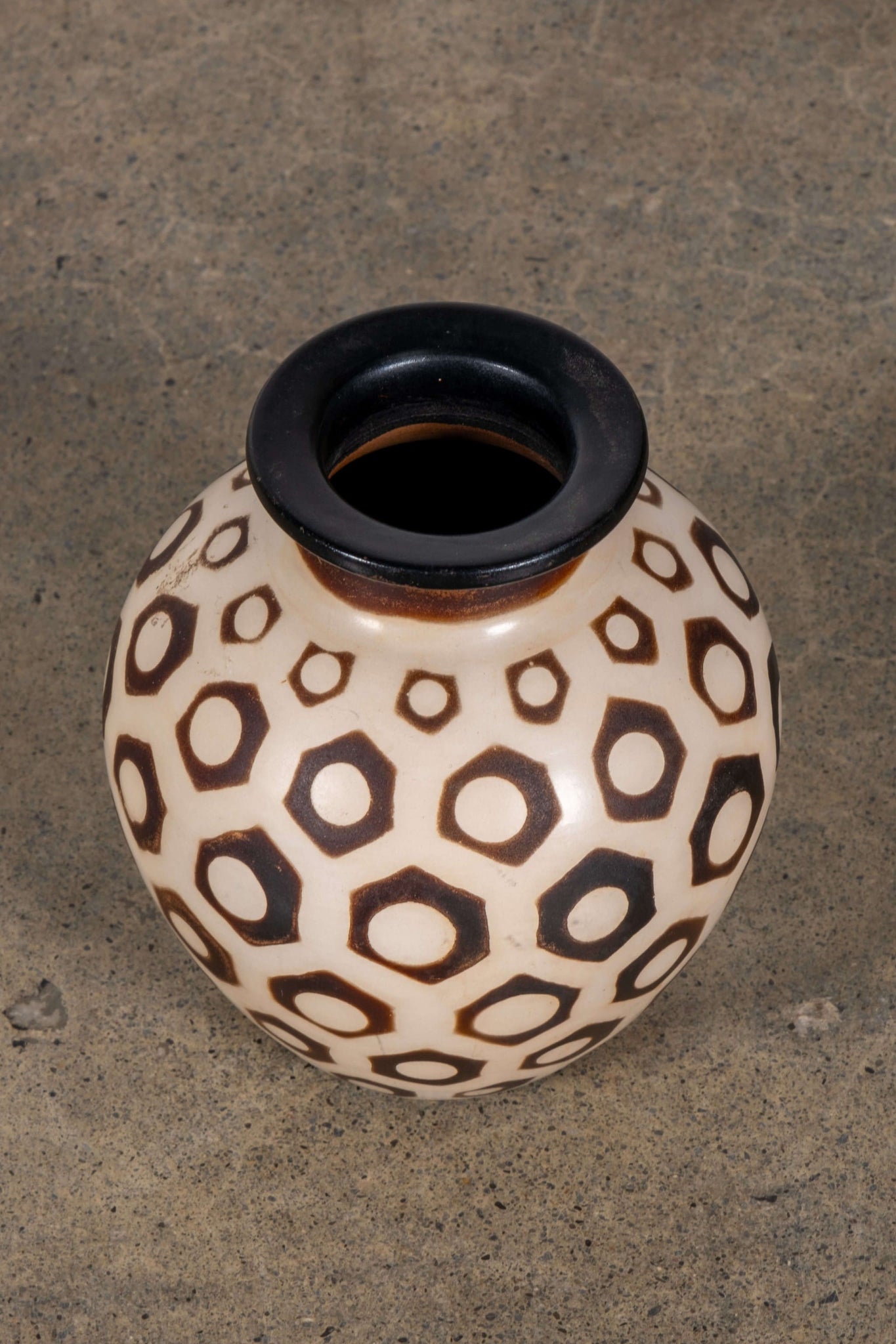 Vase with Hex Motif | Bonne Choice