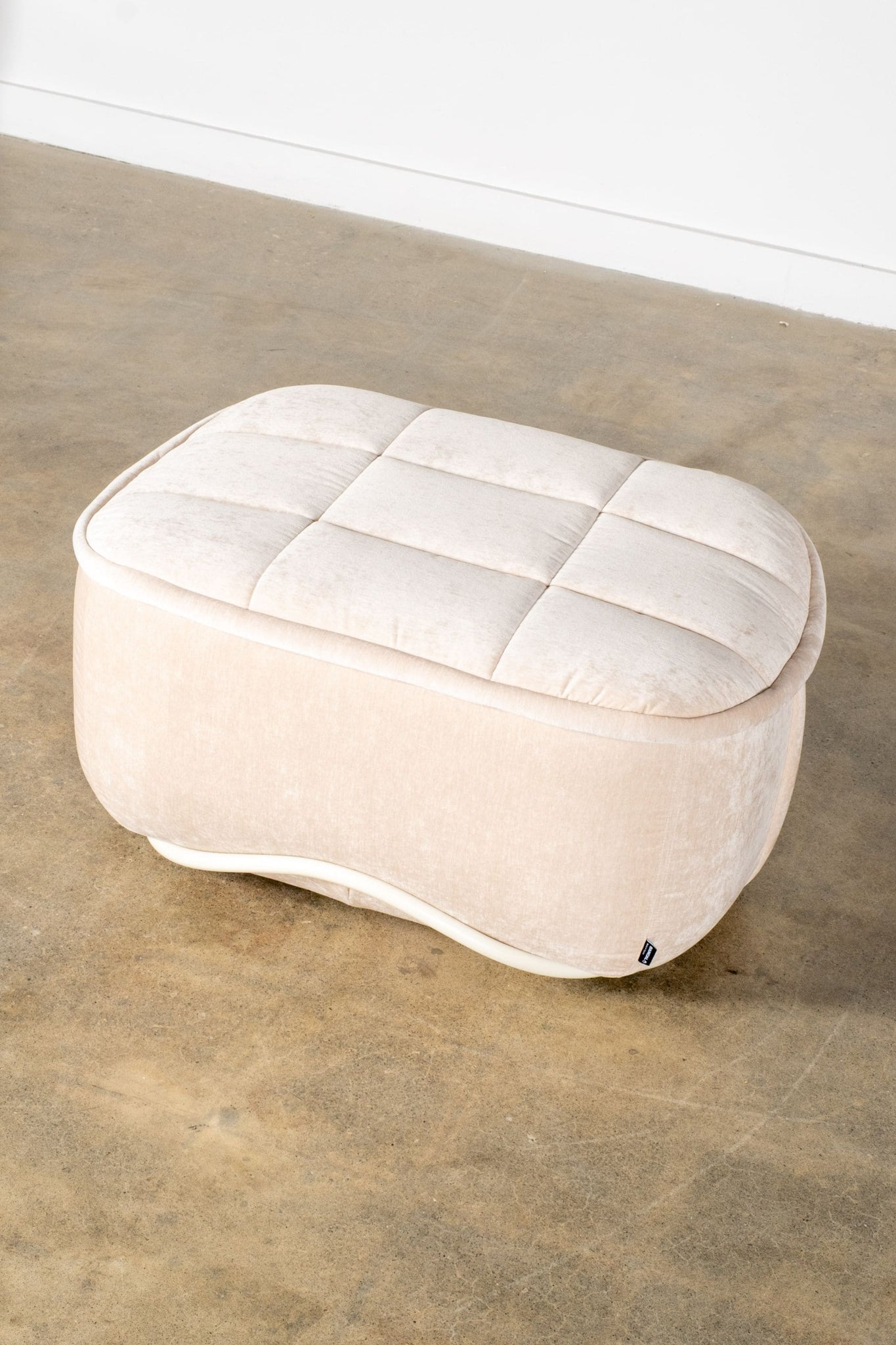 Sancal Vibe Pouf, Crema | Bonne Choice