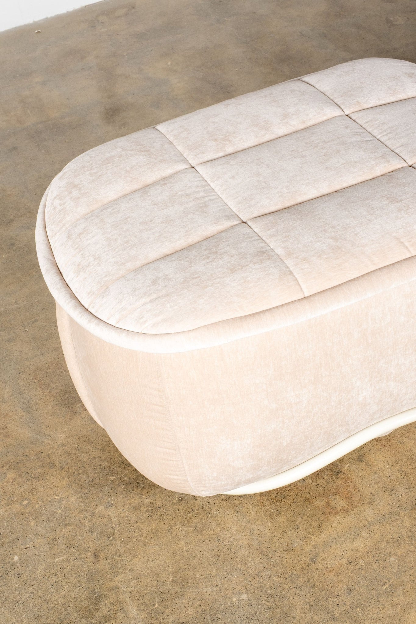 Sancal Vibe Pouf, Crema | Bonne Choice