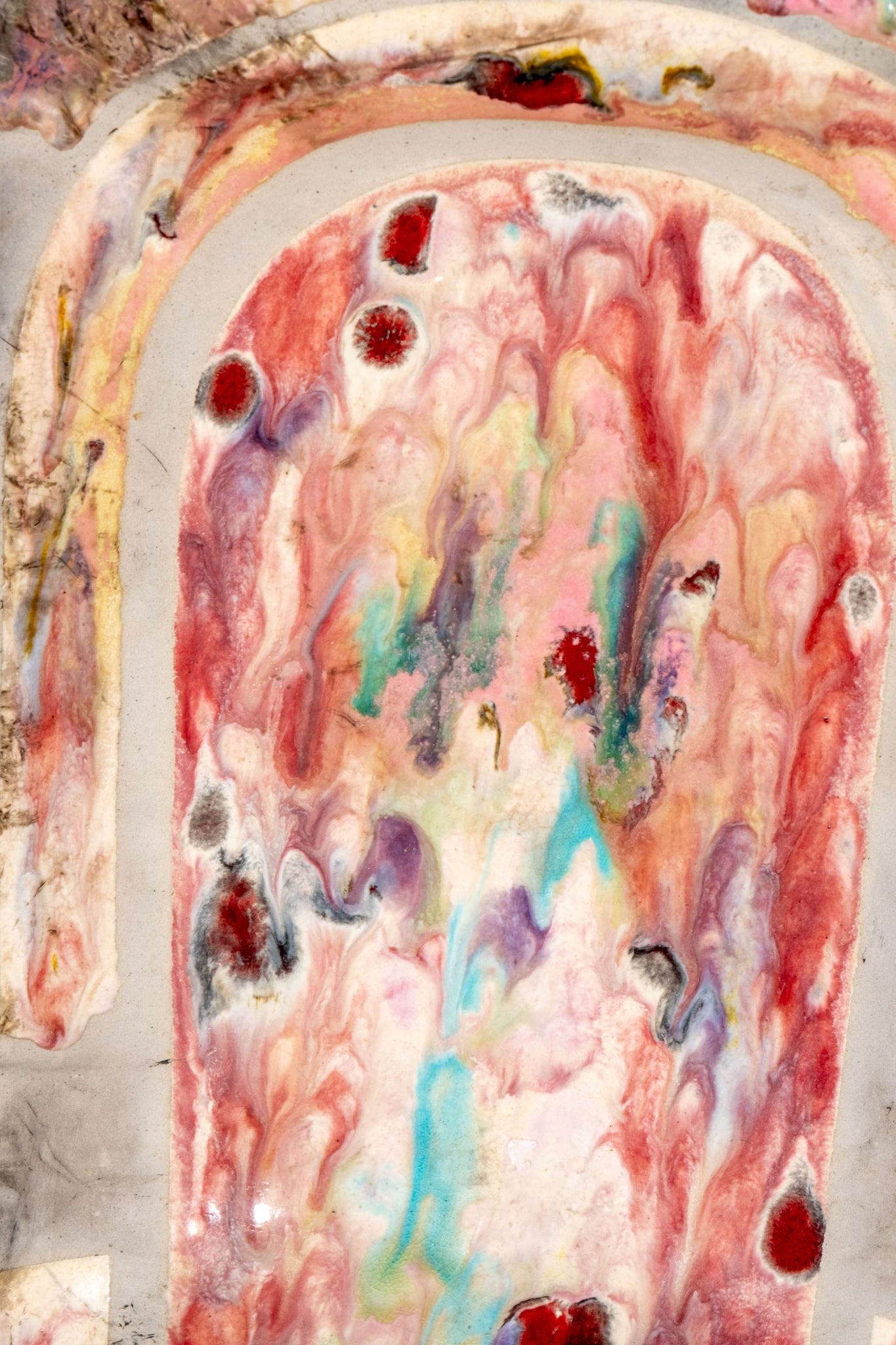 Vibrant Ceramic Triptych