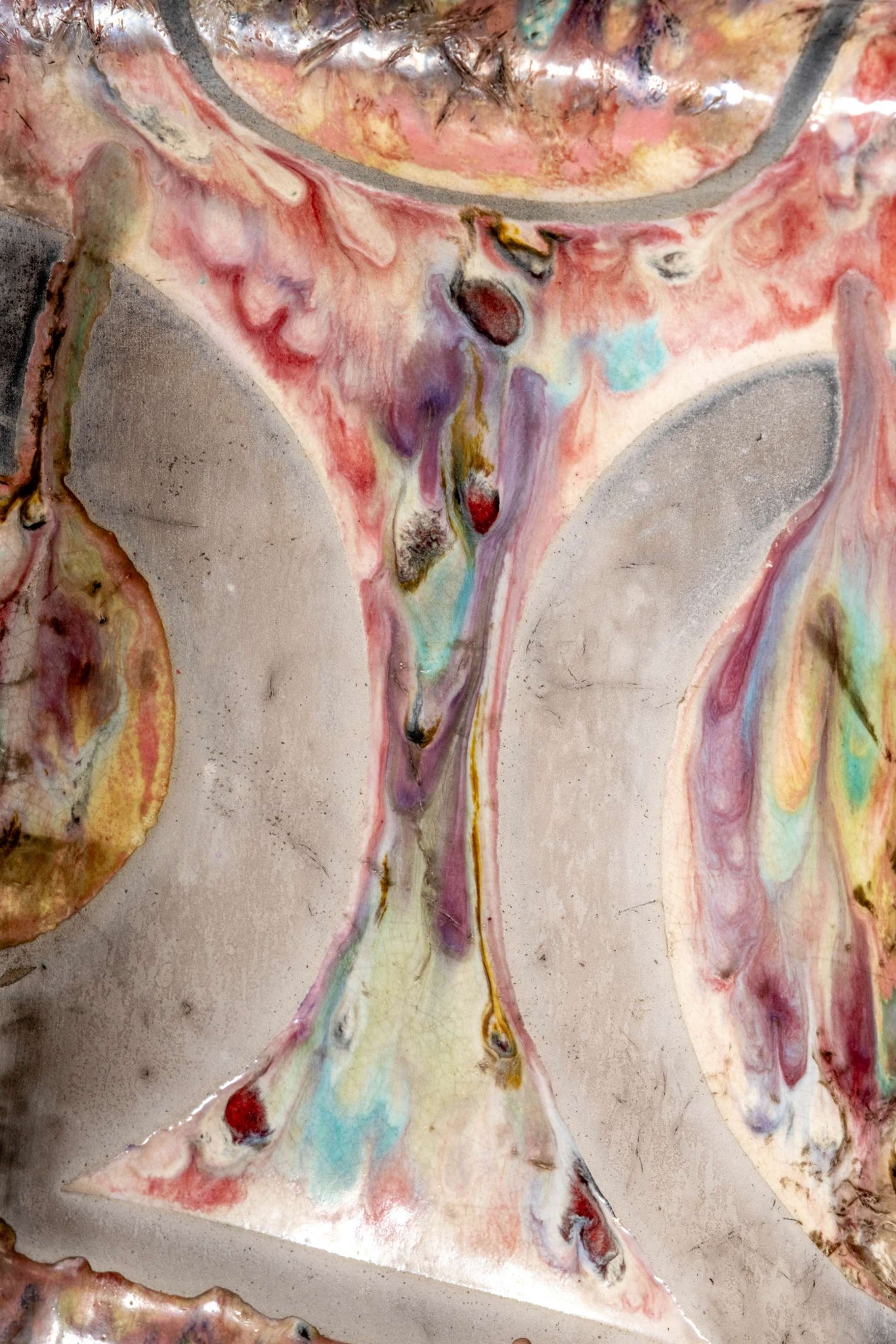 Vibrant Ceramic Triptych