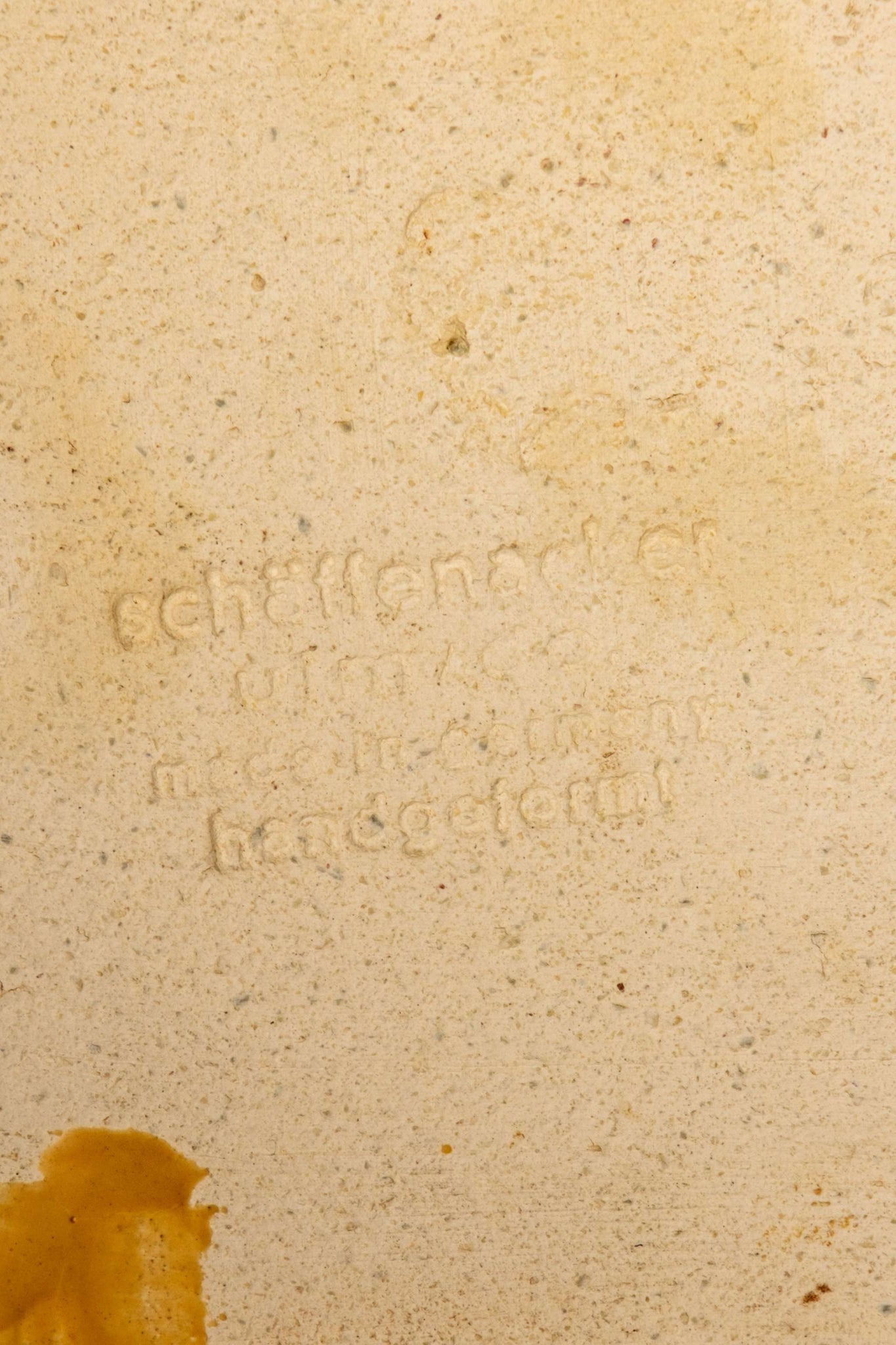 West German Modernist Ceramic Wall Plaque