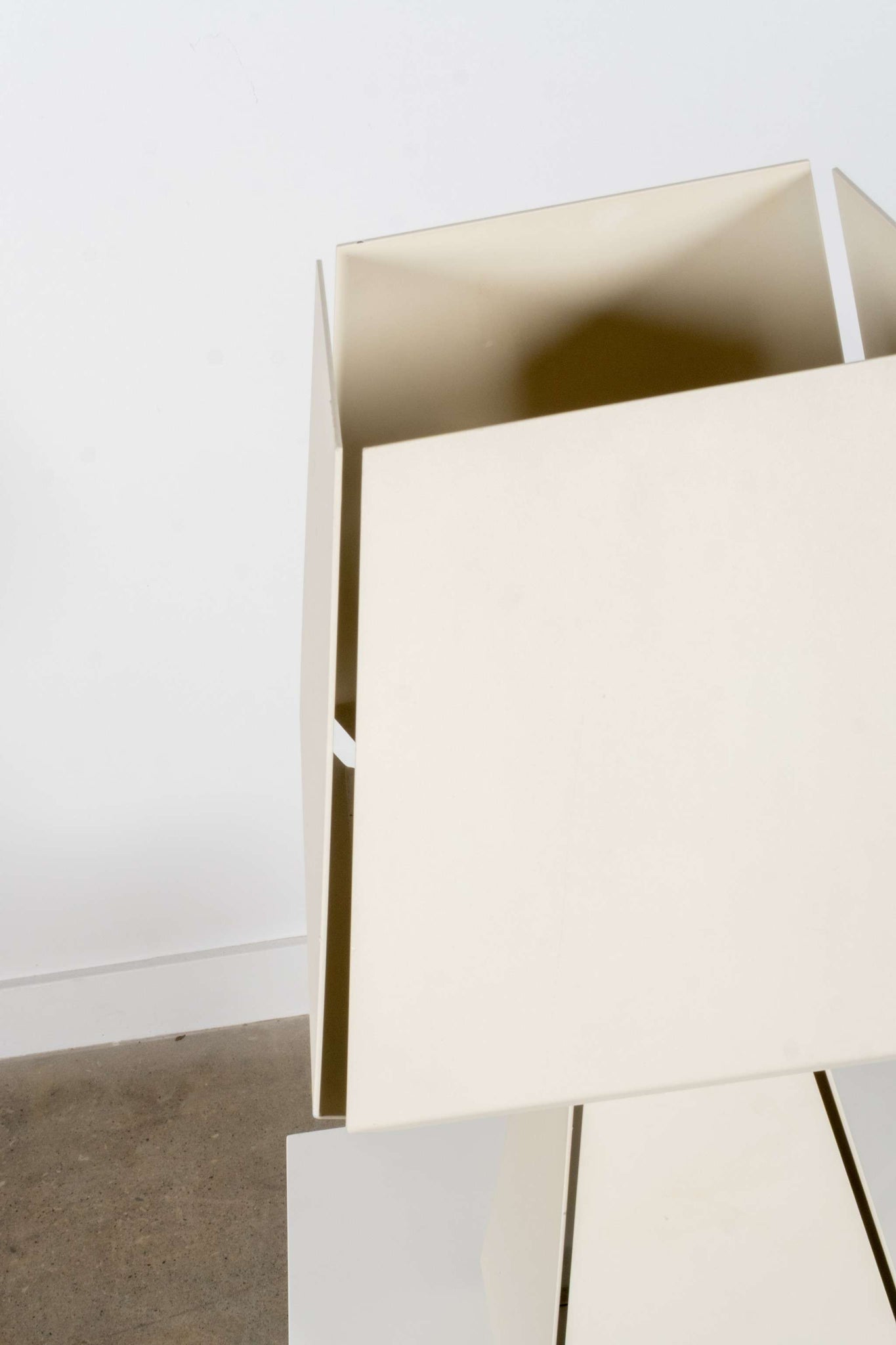 White Powder Coated Table Lamp