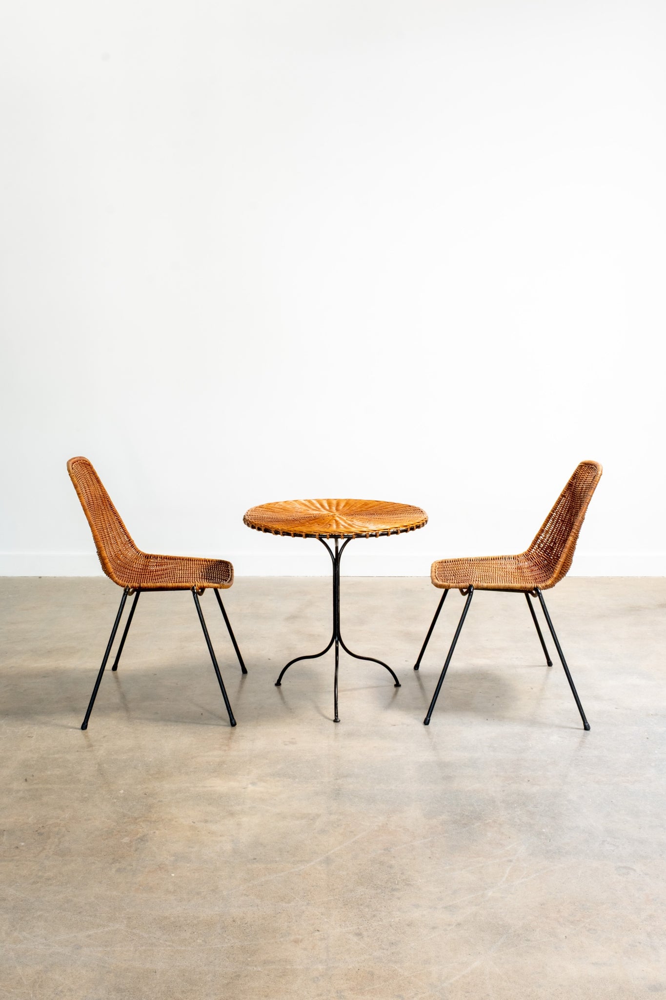 Wicker Table and Chairs