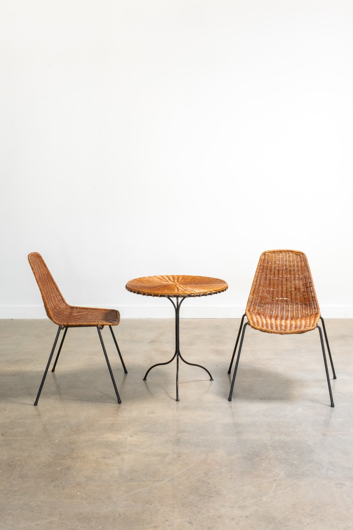 Wicker Table and Chairs