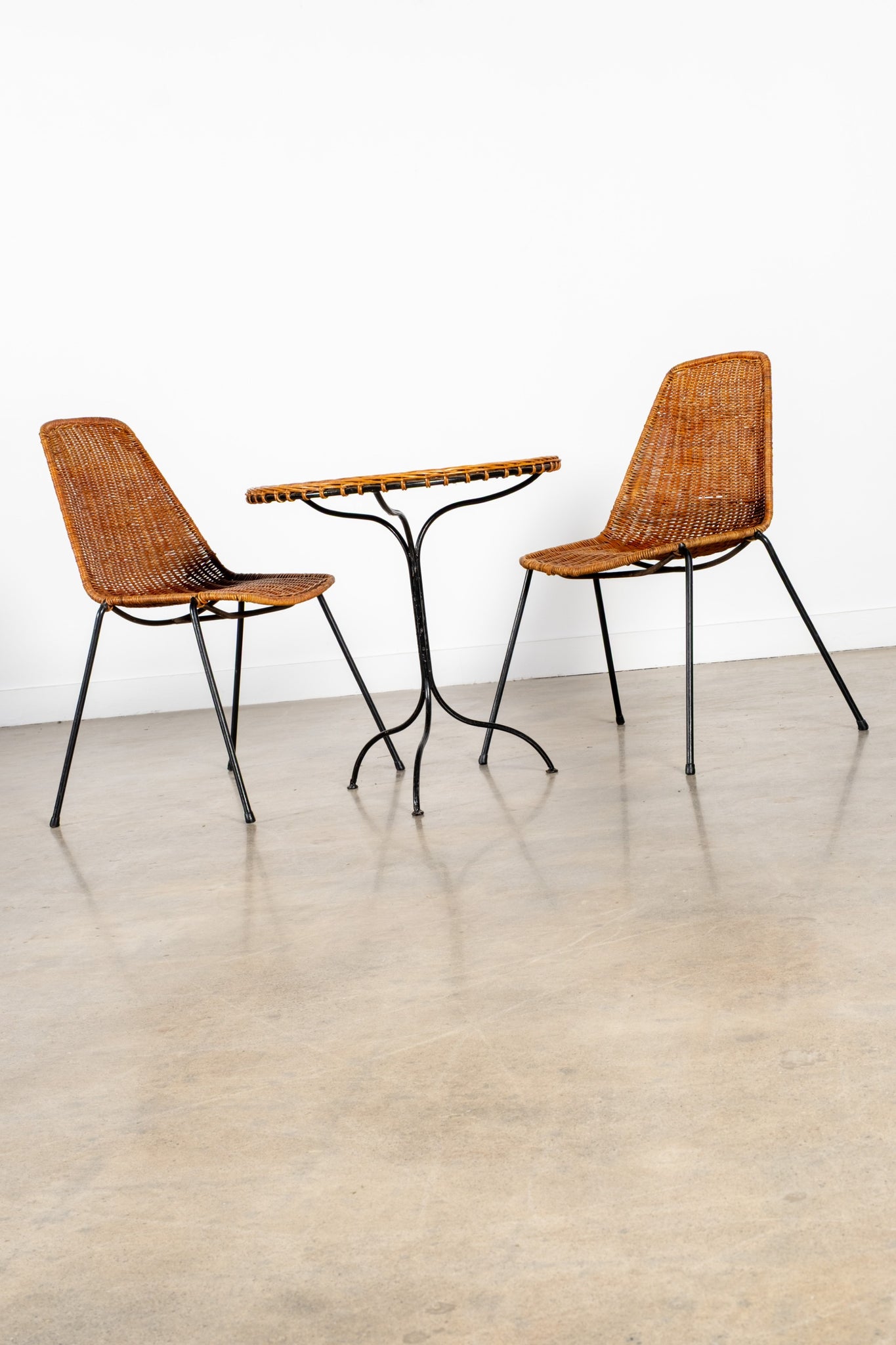 Wicker Table and Chairs